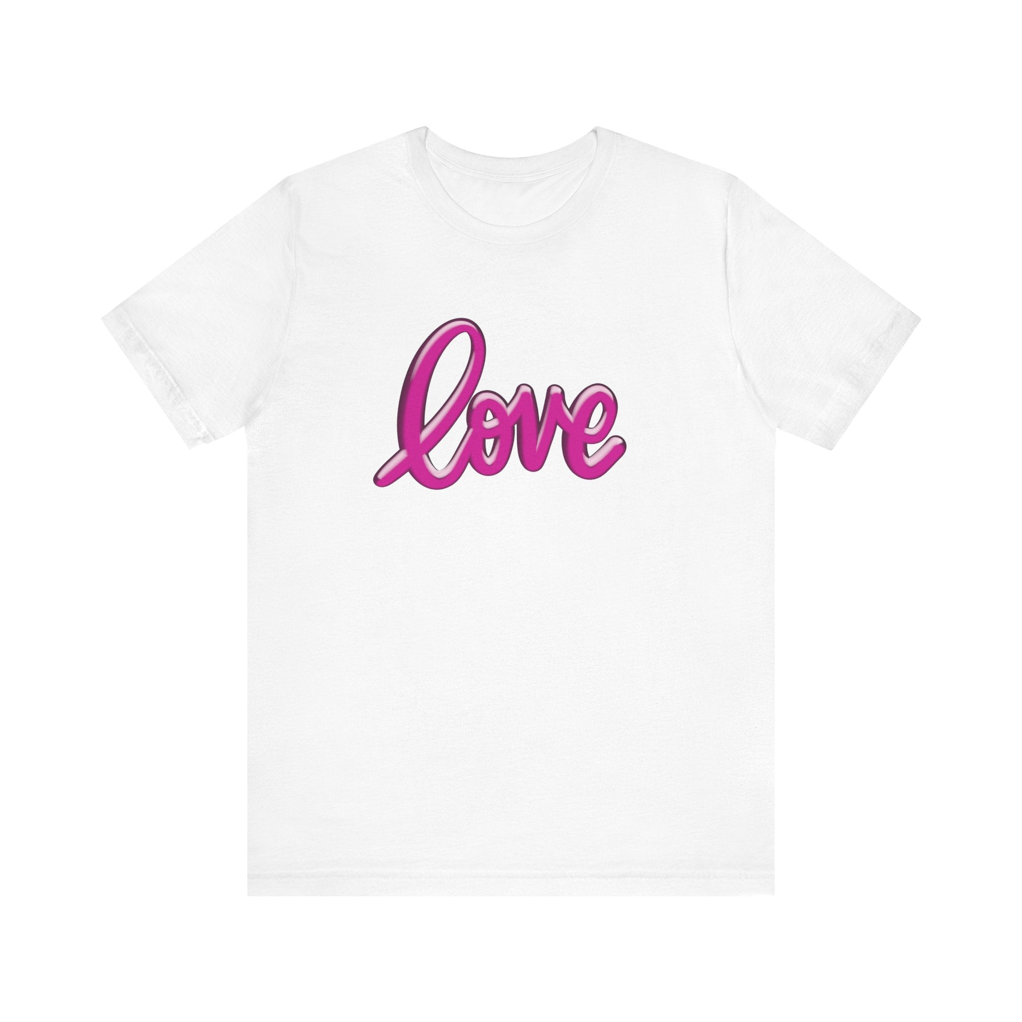 Love Pink Short Sleeve Tee - Unisex Jersey T-Shirt for Awareness & Everyday Comfort