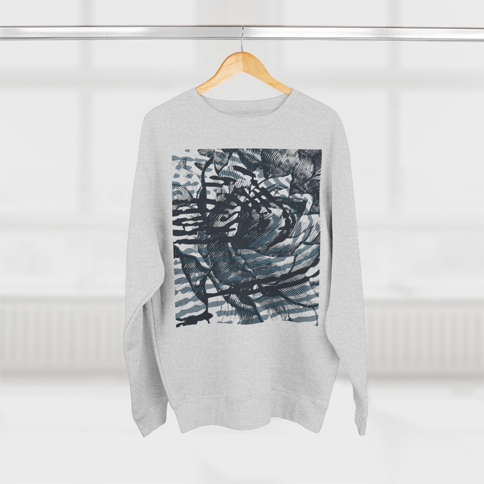 Artistic Unisex Crewneck Sweatshirt | Abstract Pattern Design