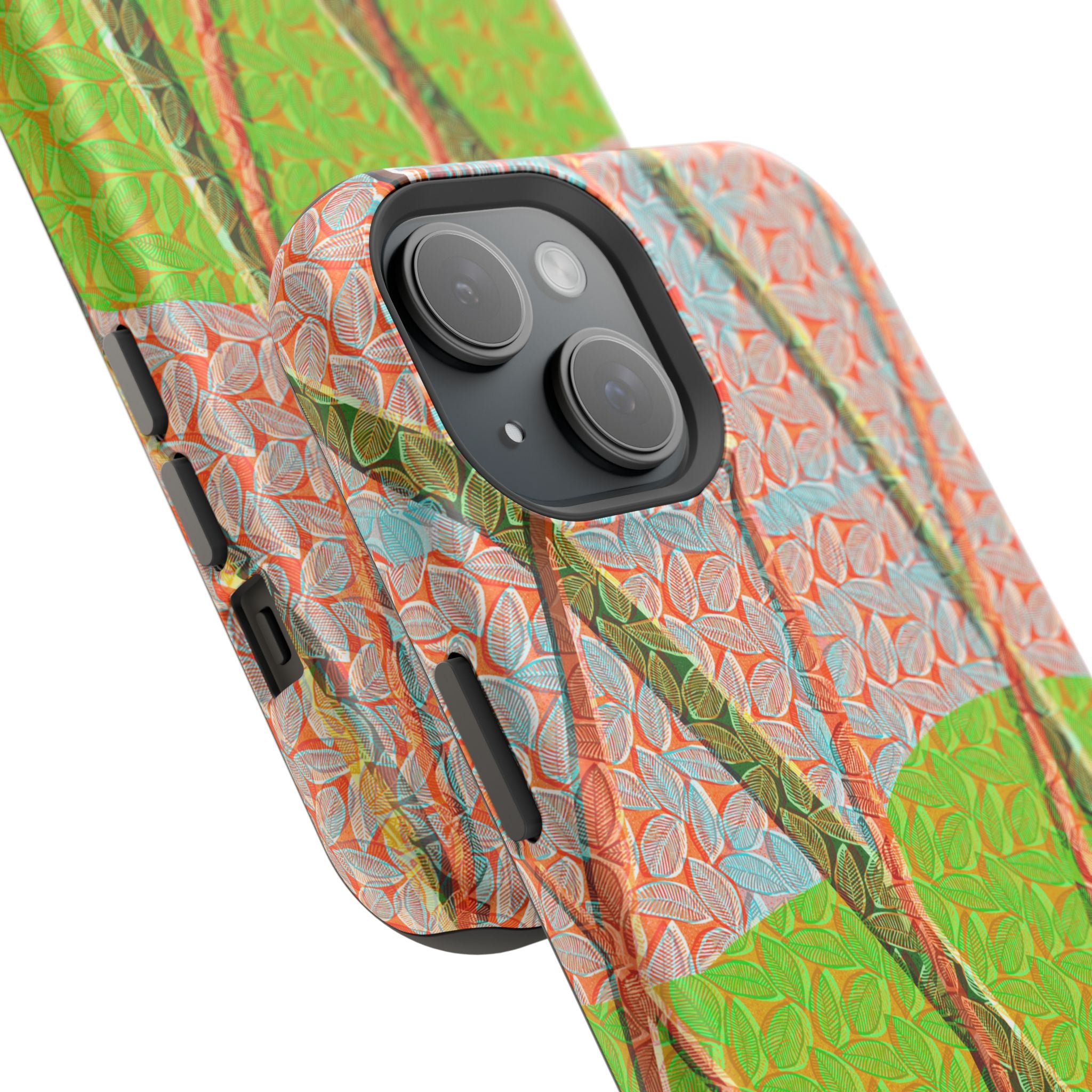 Nature-Inspired Magnetic Tough Phone Case - Vibrant Design for Eco-Lovers