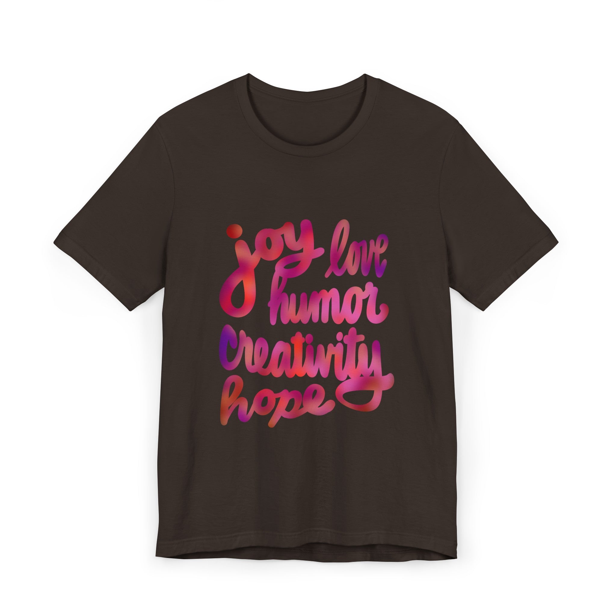 JOY LOVE HUMOR Unisex Jersey T-Shirt
