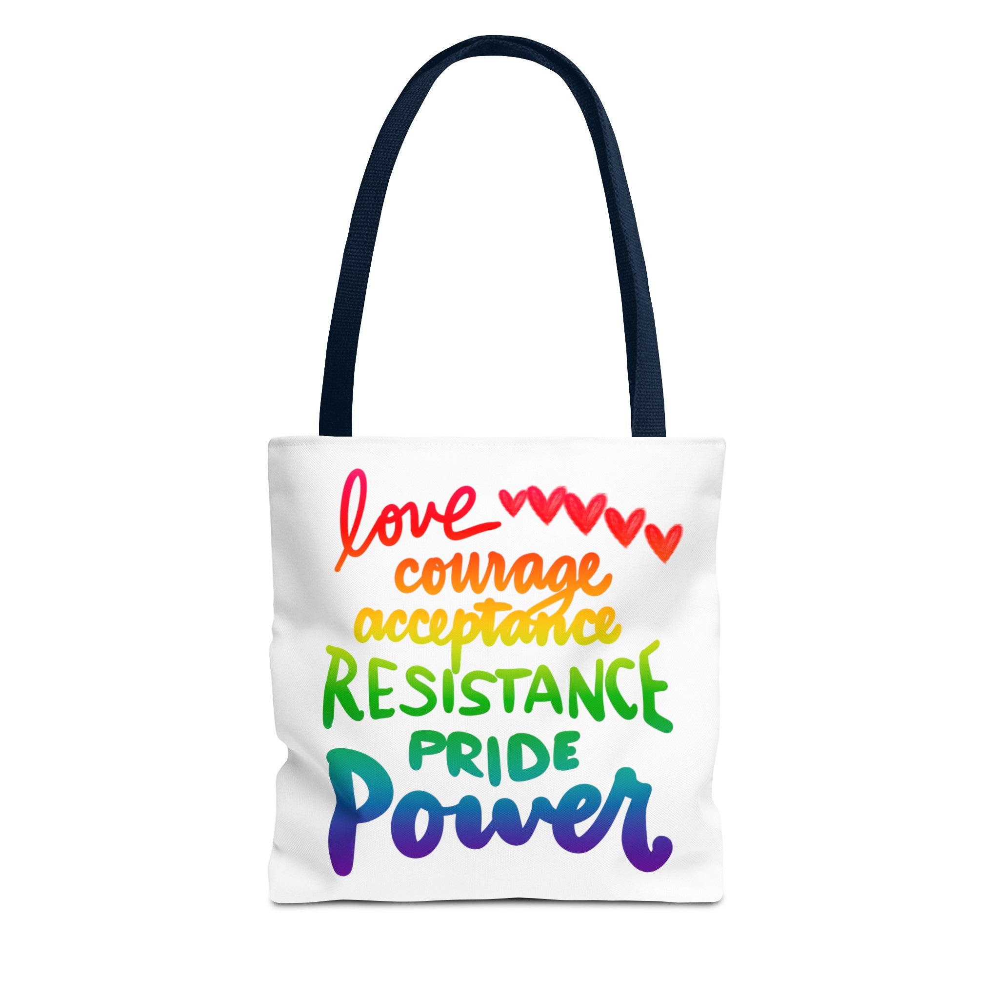LOVE COURAGE ETC Tote Bag (AOP)