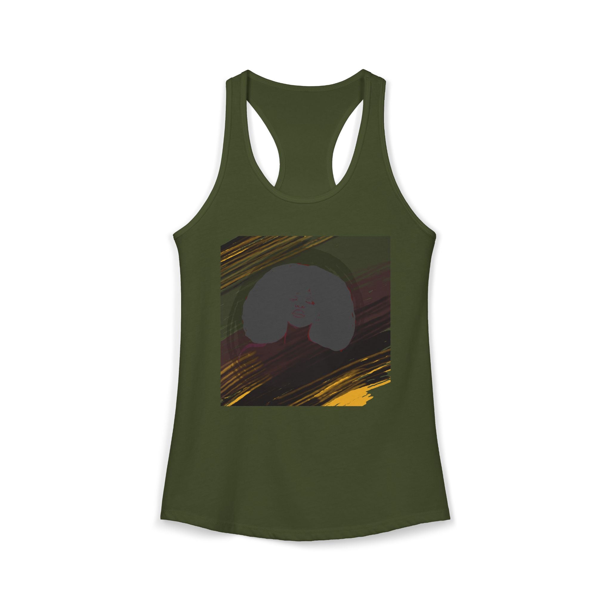 Strong Black Woman Racerback Tank — Empowerment Fitness Top