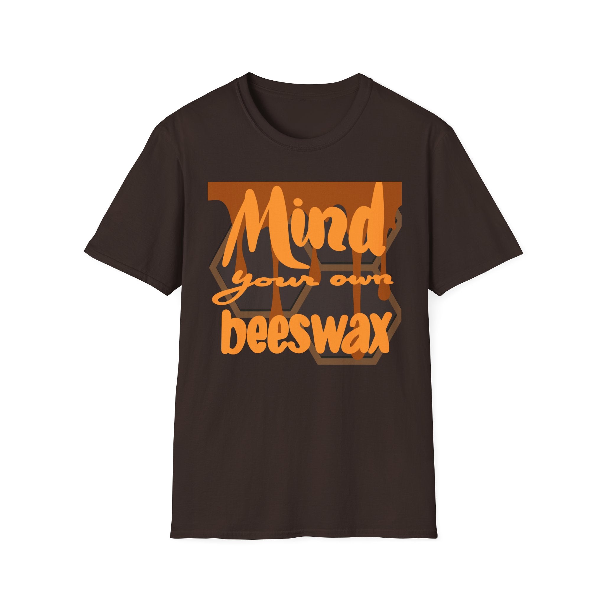 Mind Your Own Beeswax Unisex Softstyle T-Shirt - Fun & Casual Wear for Bee Lovers