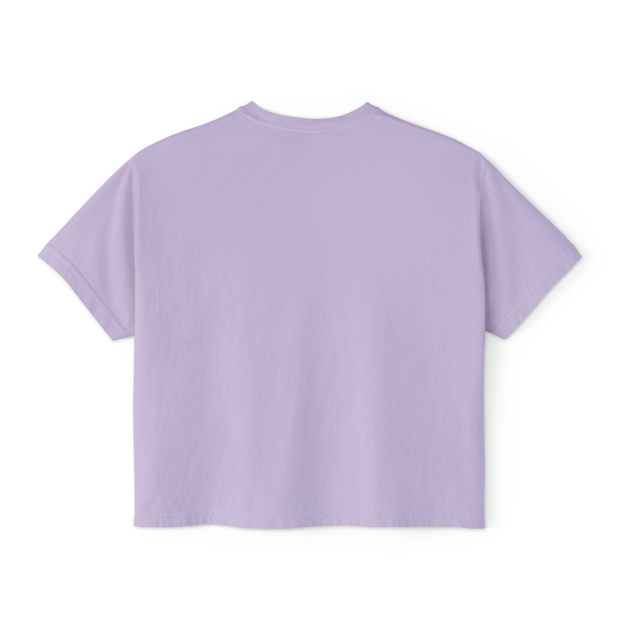 Chic Women's Boxy Tee - Modern Abstract Design