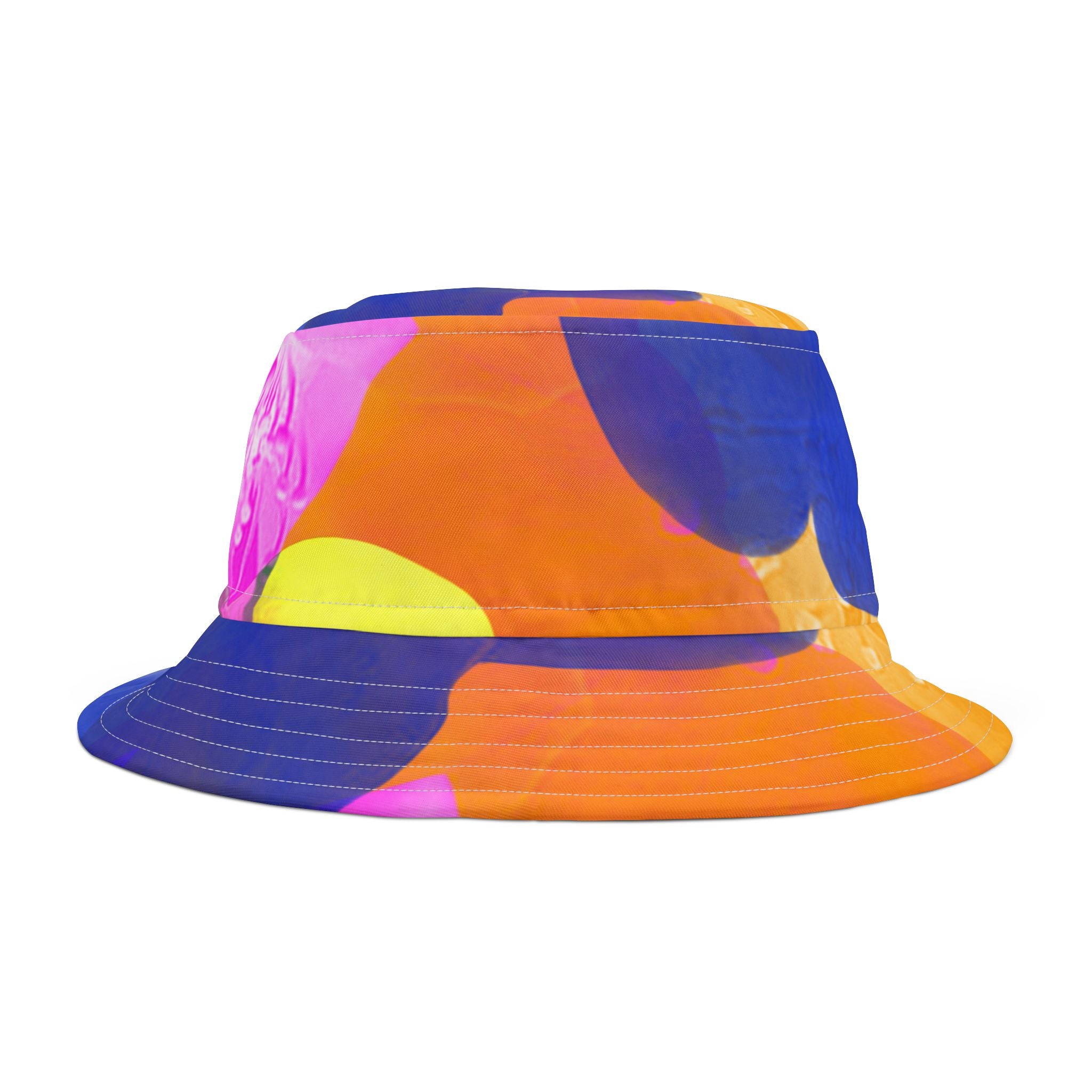 Vibrant Abstract Bucket Hat - Colorful Summer Accessory for Outdoor Fun