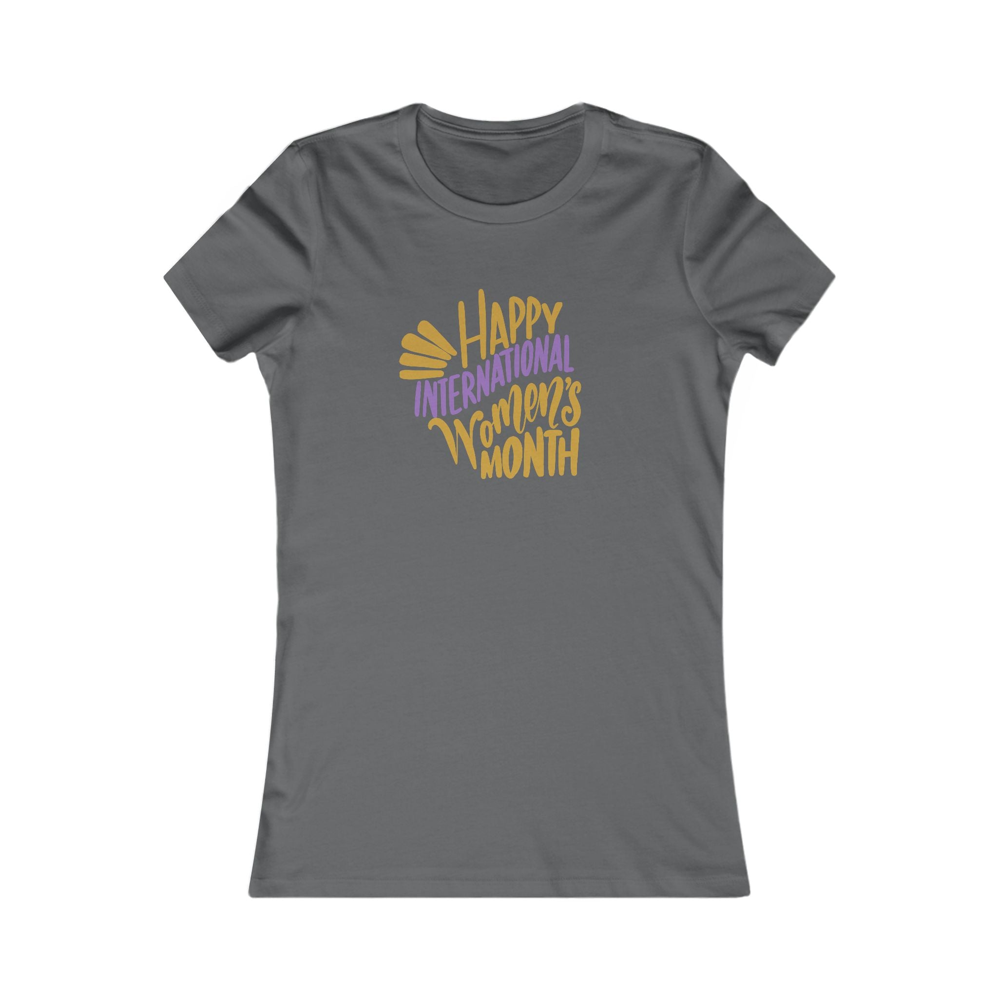 Happy International Women's Month Tee - Celebratory Women's Tee