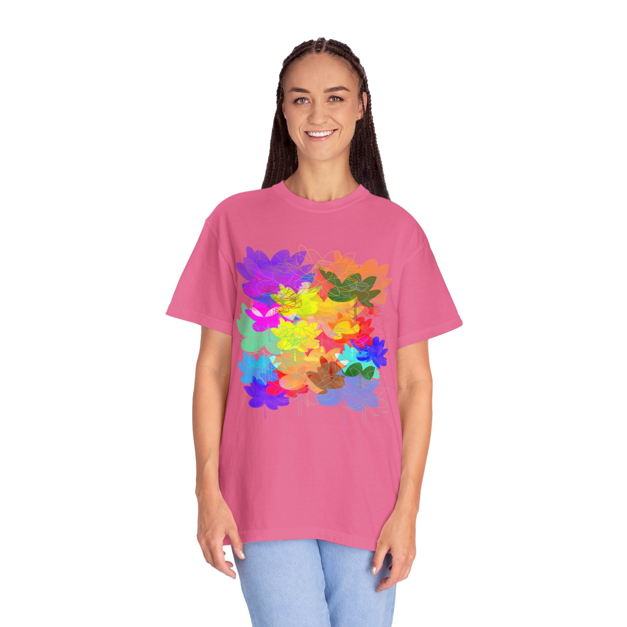 FLOWERS FOR HOURS Unisex Garment-Dyed T-shirt