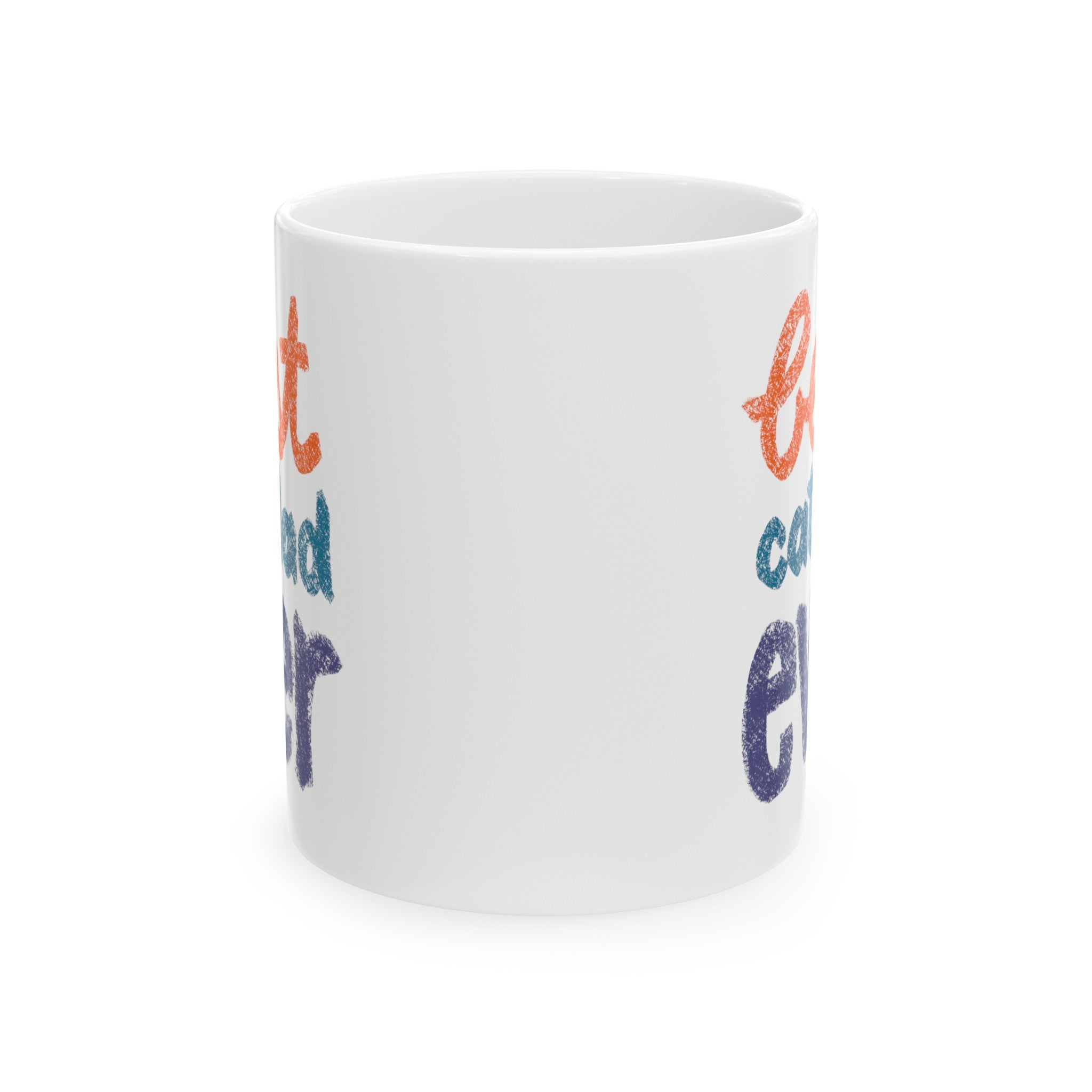 BEST CAT DAD EVER Ceramic Mug, (11oz, 15oz)
