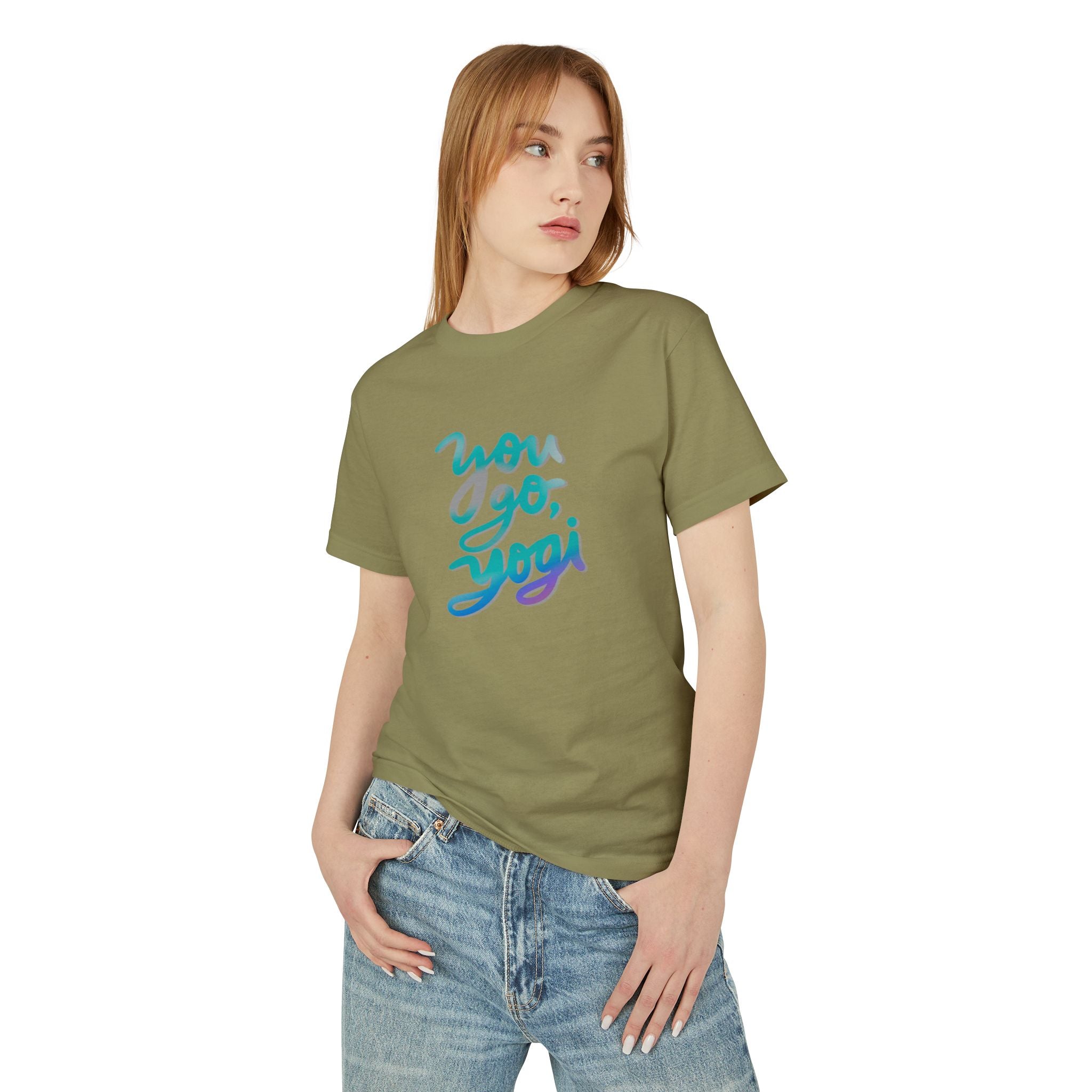 You Go, Yogi Unisex Heavyweight Cotton Tee