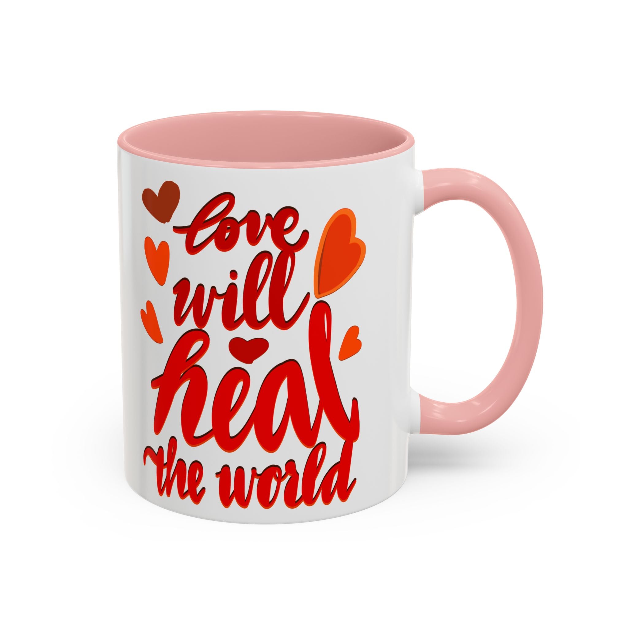 LOVE WILL HEAL THE WORLD mug