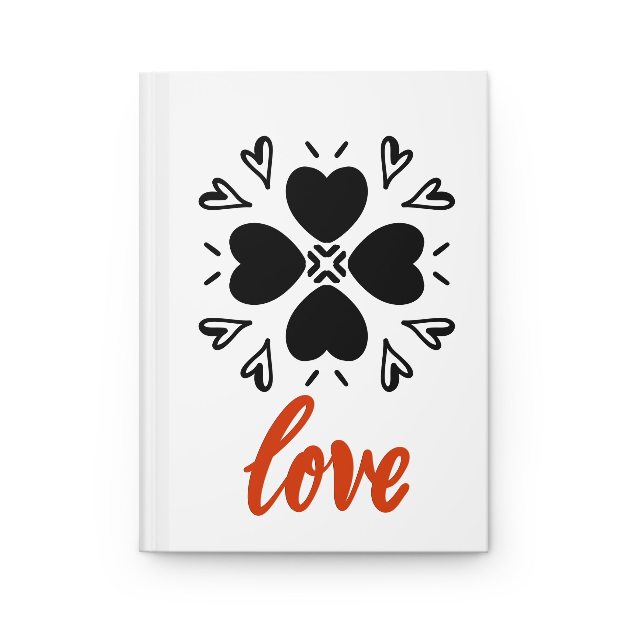 Love-Themed Hardcover Journal for Writing & Reflection