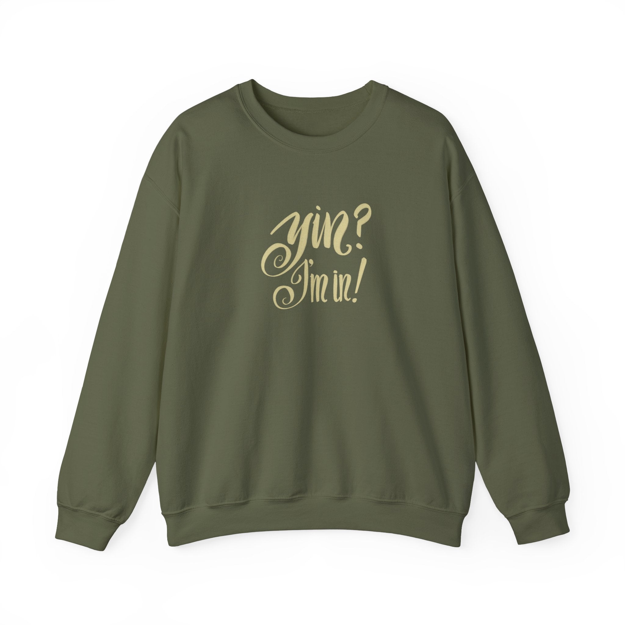 YIN? I’M IN! Heavy Blend™ Crewneck Sweatshirt l
