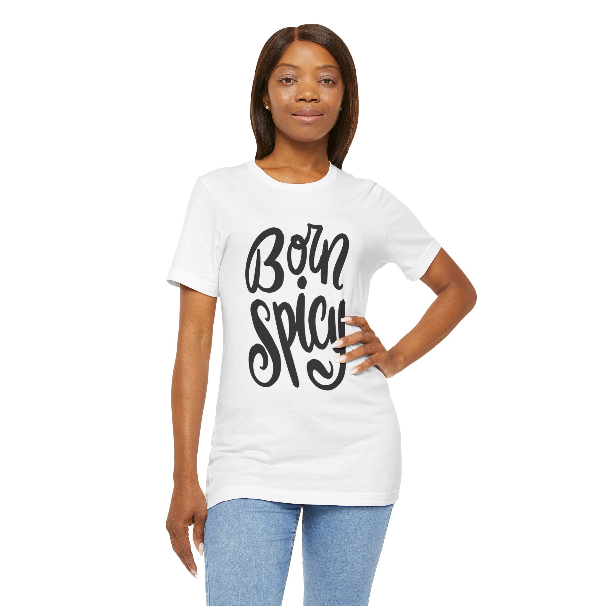 Born Spicy Unisex Tee - Fun Graphic T-Shirt for Trendsetters