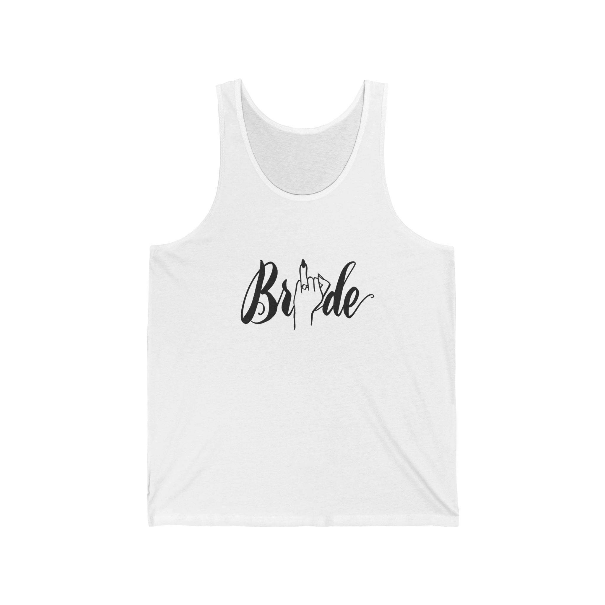 Bride Script Tank Top — Bachelorette Party Bridal Shower Gift