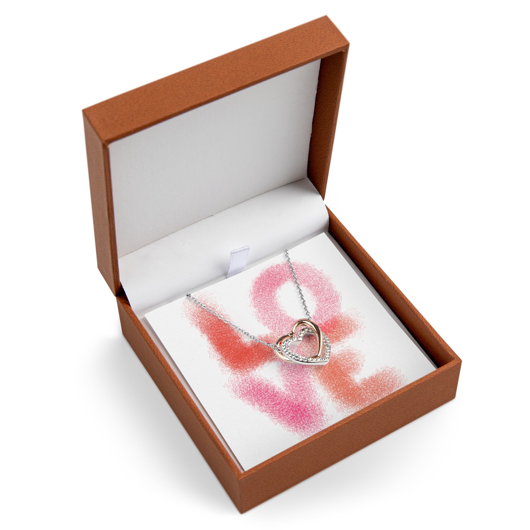 LOVE Twin Hearts Necklace