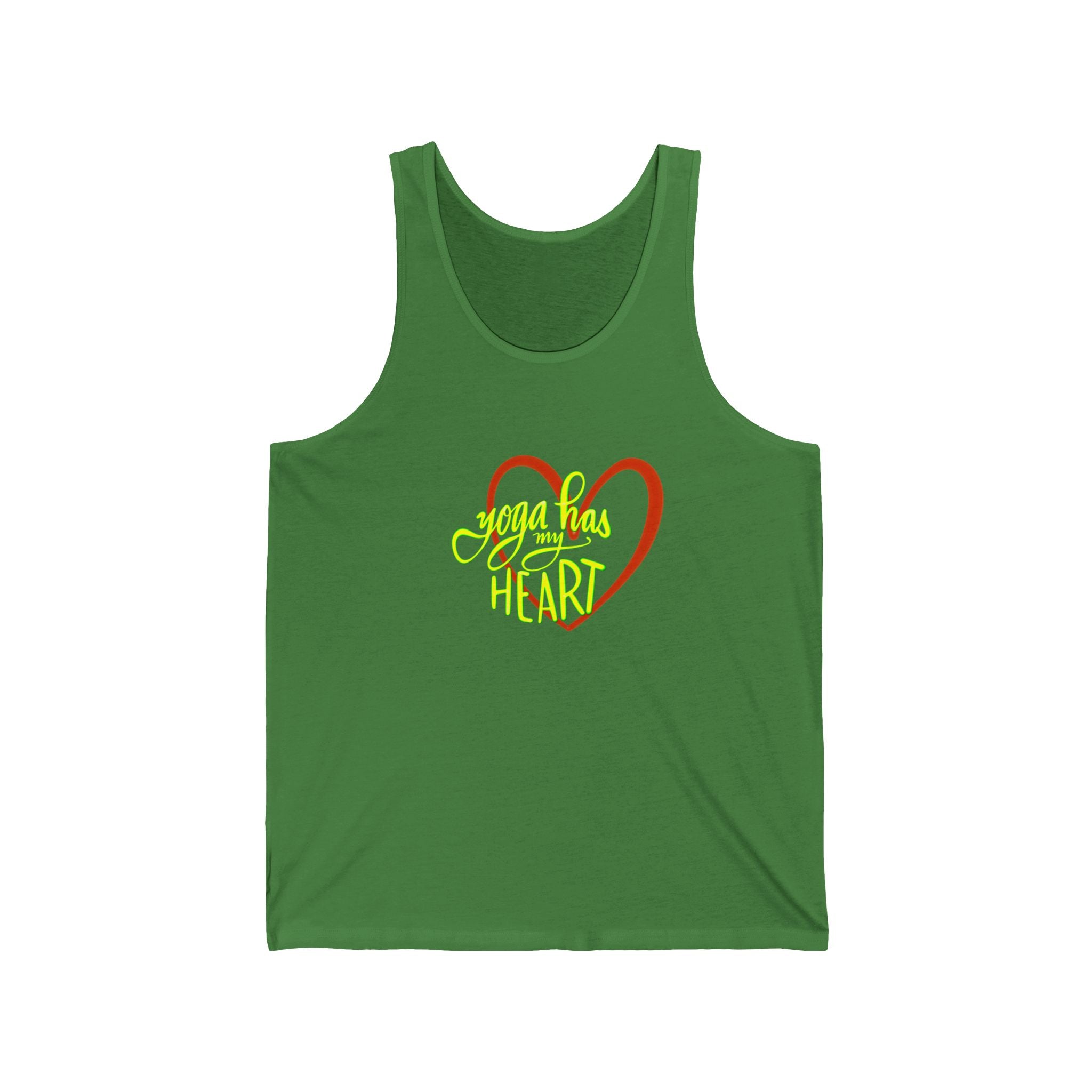 Yoga Has My Heart Jersey Tank