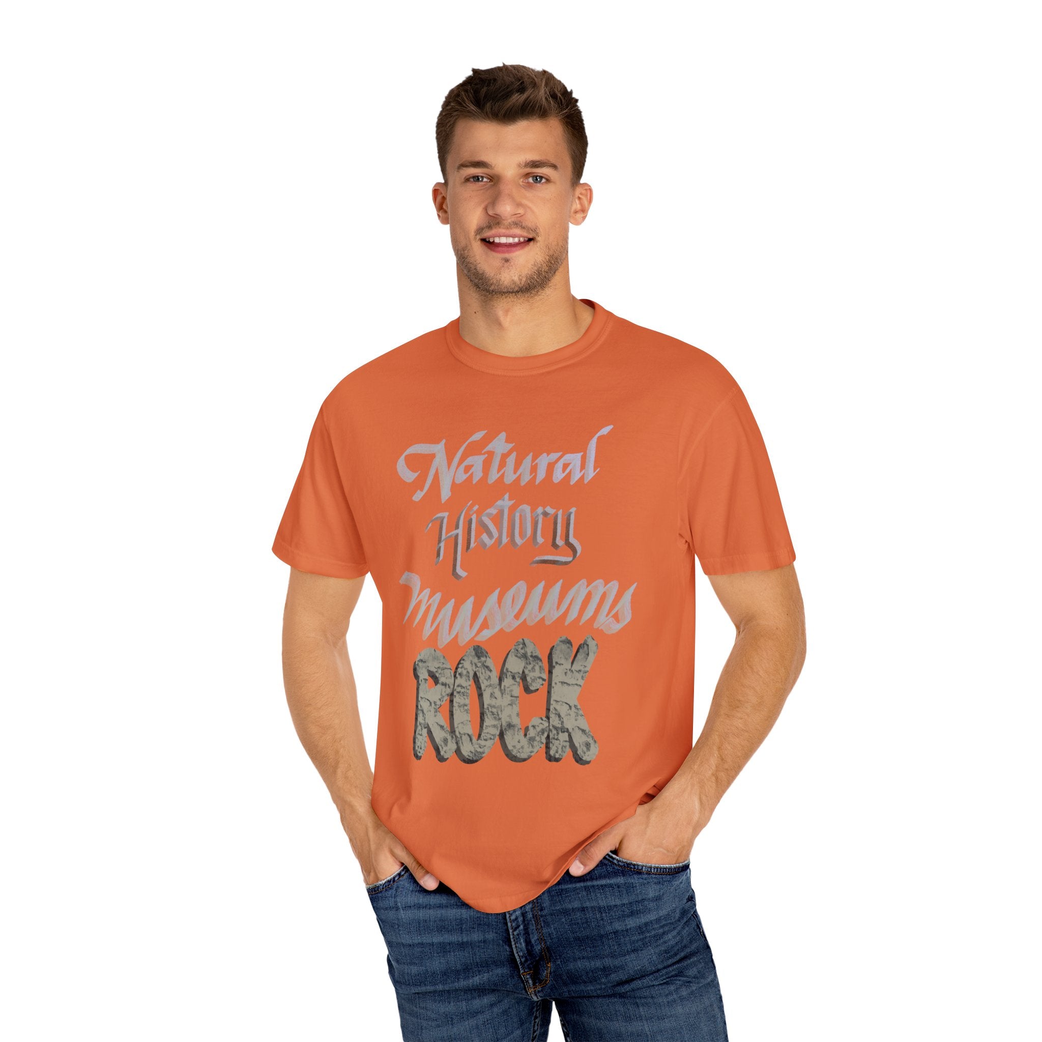 NATURAL HISTORY MUSEUMS ROCK Unisex Garment-Dyed T-shirt
