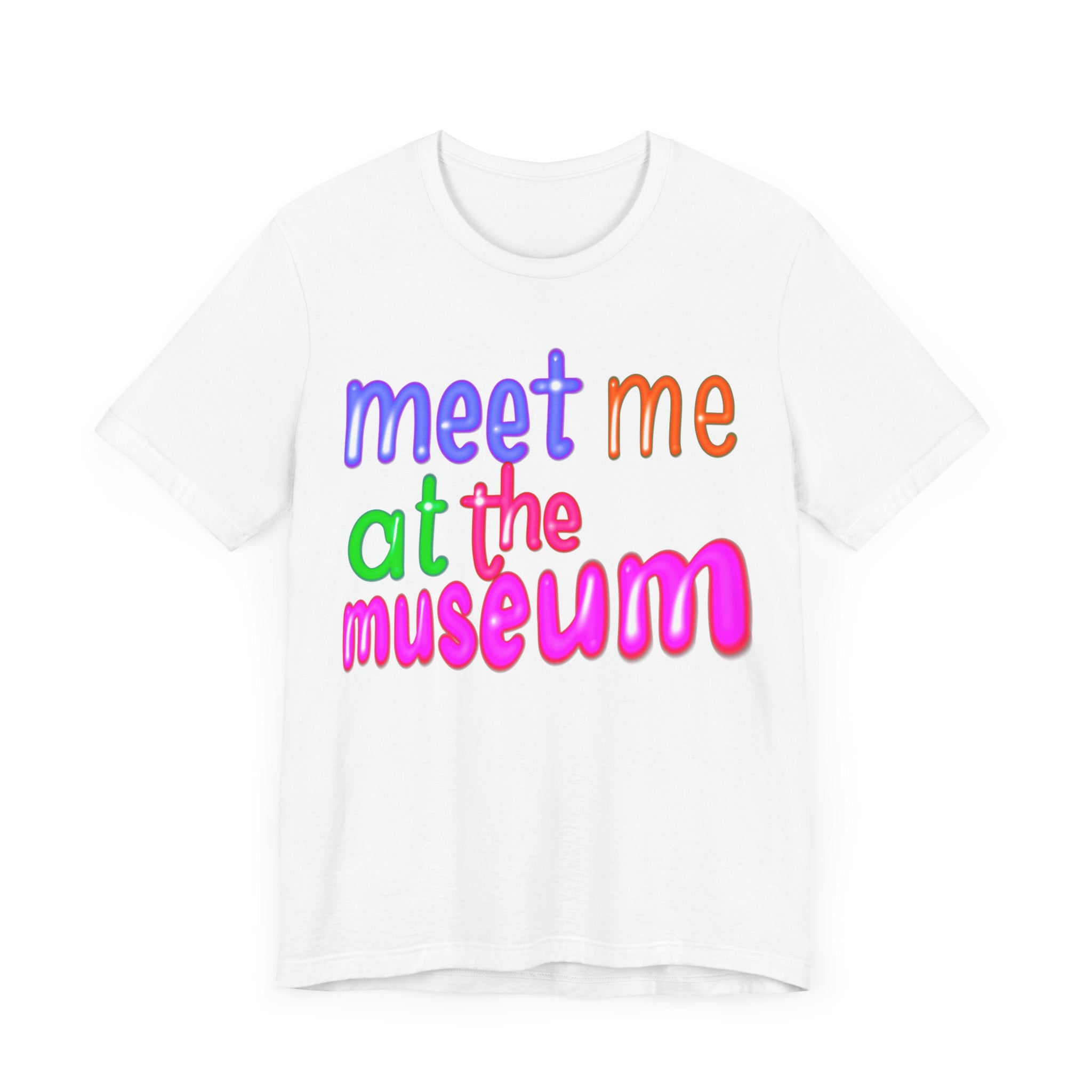 MEET ME AT THE MUSEUM Unisex Jersey Short Sleeve Tee