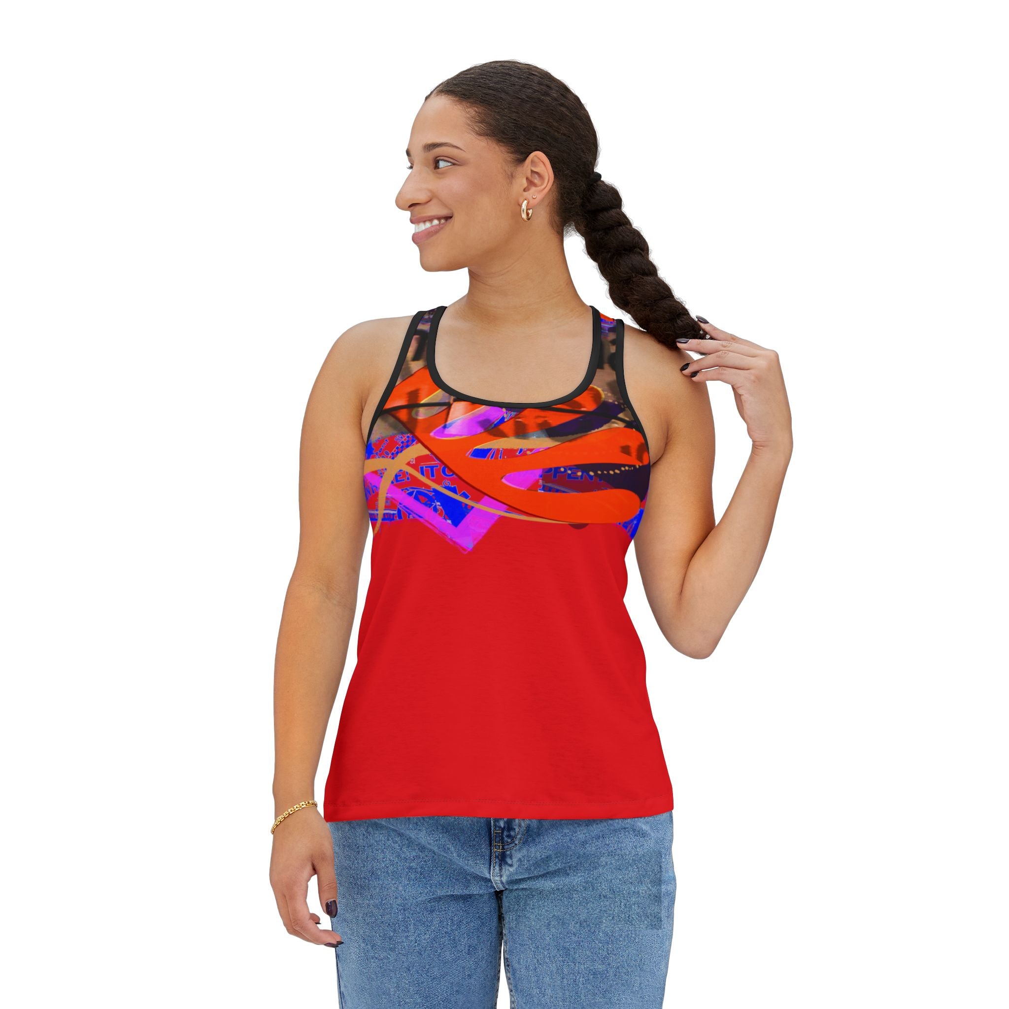 Vibrant Graphic Women's Tank Top - Perfect for Summer Events