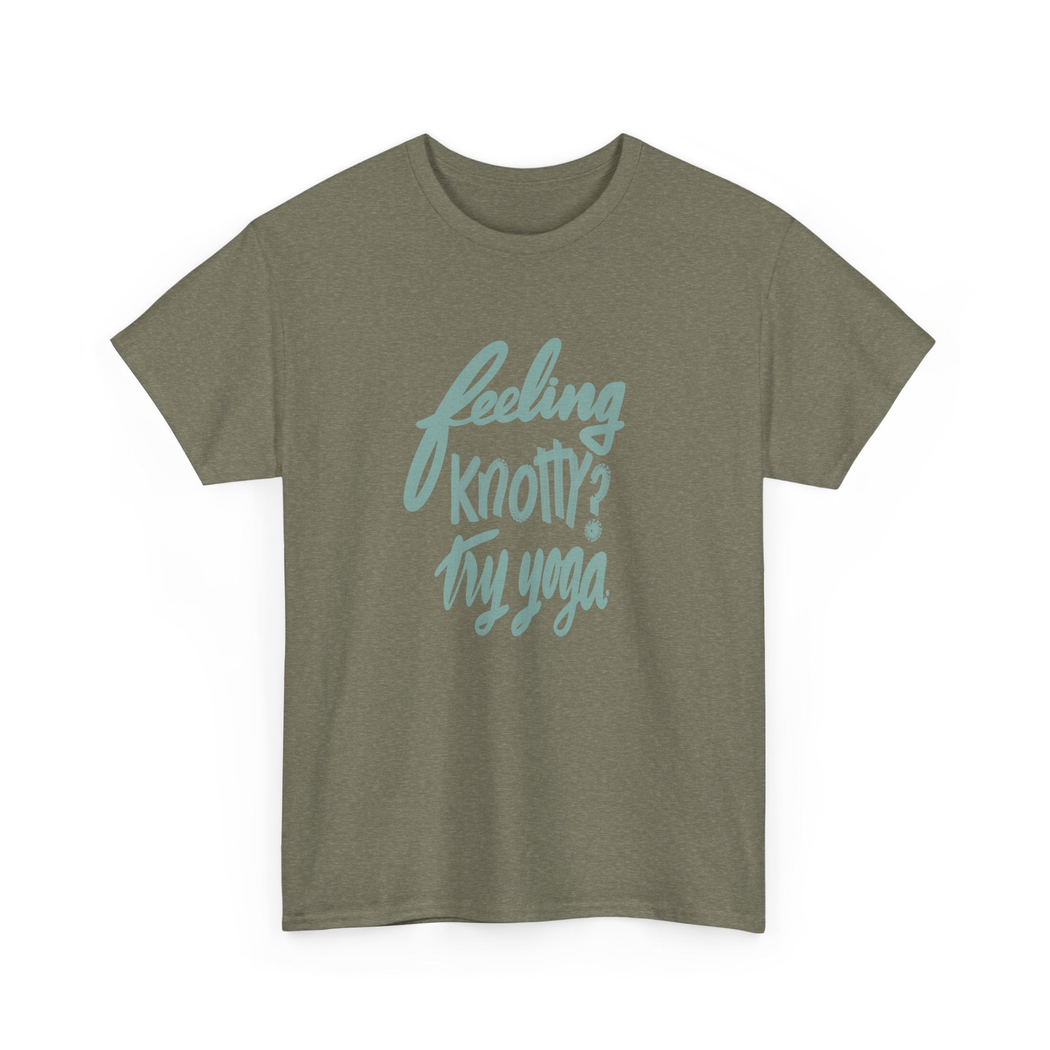 Feeling Knotty? Try Yoga Unisex Heavy Cotton Tee