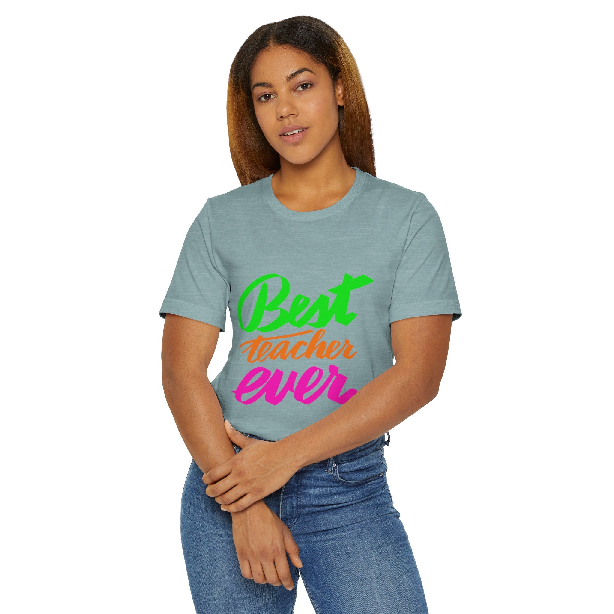 BEST TEACHER EVER Unisex Jersey T-Shirt