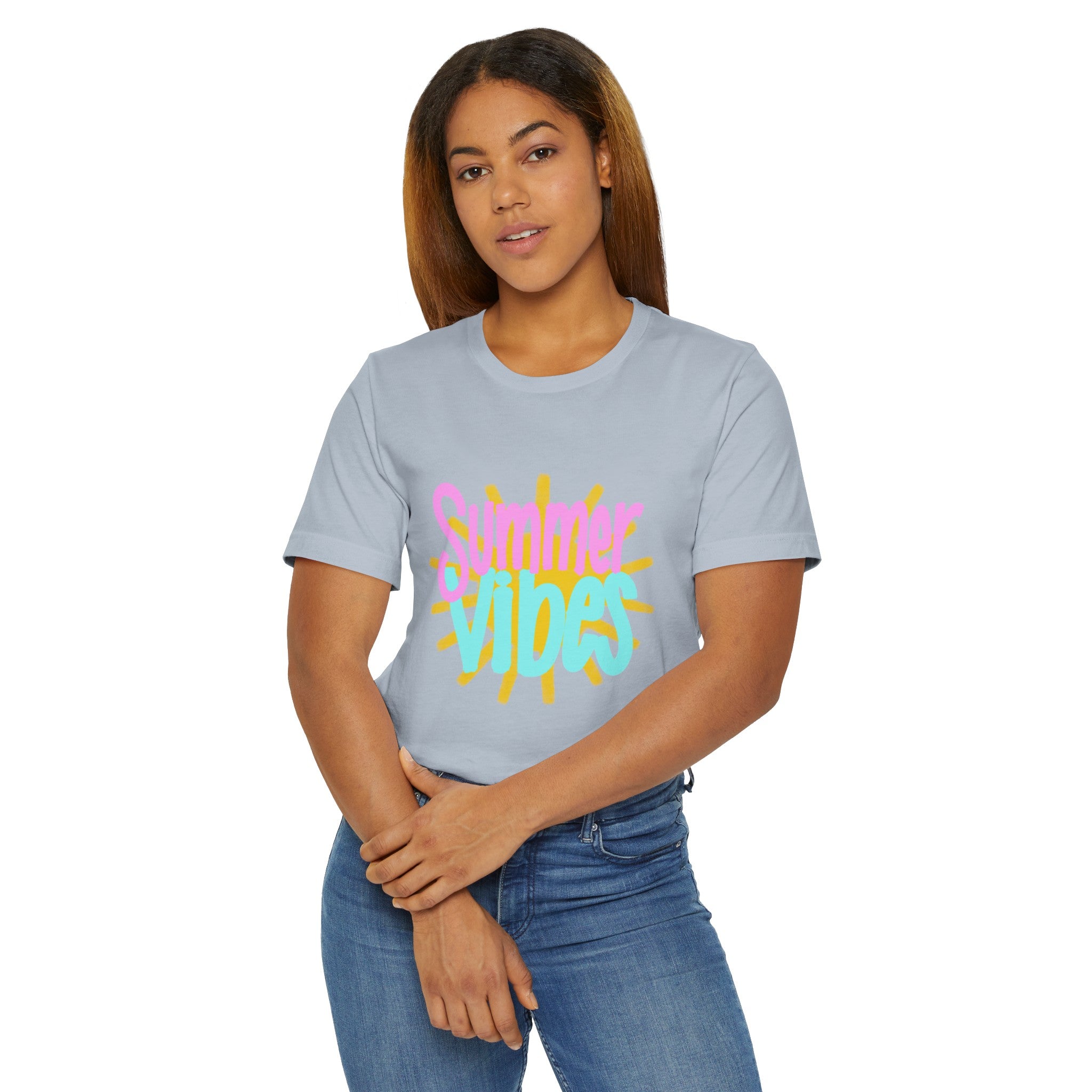 SUMMER VIBES Unisex Jersey Short Sleeve Tee