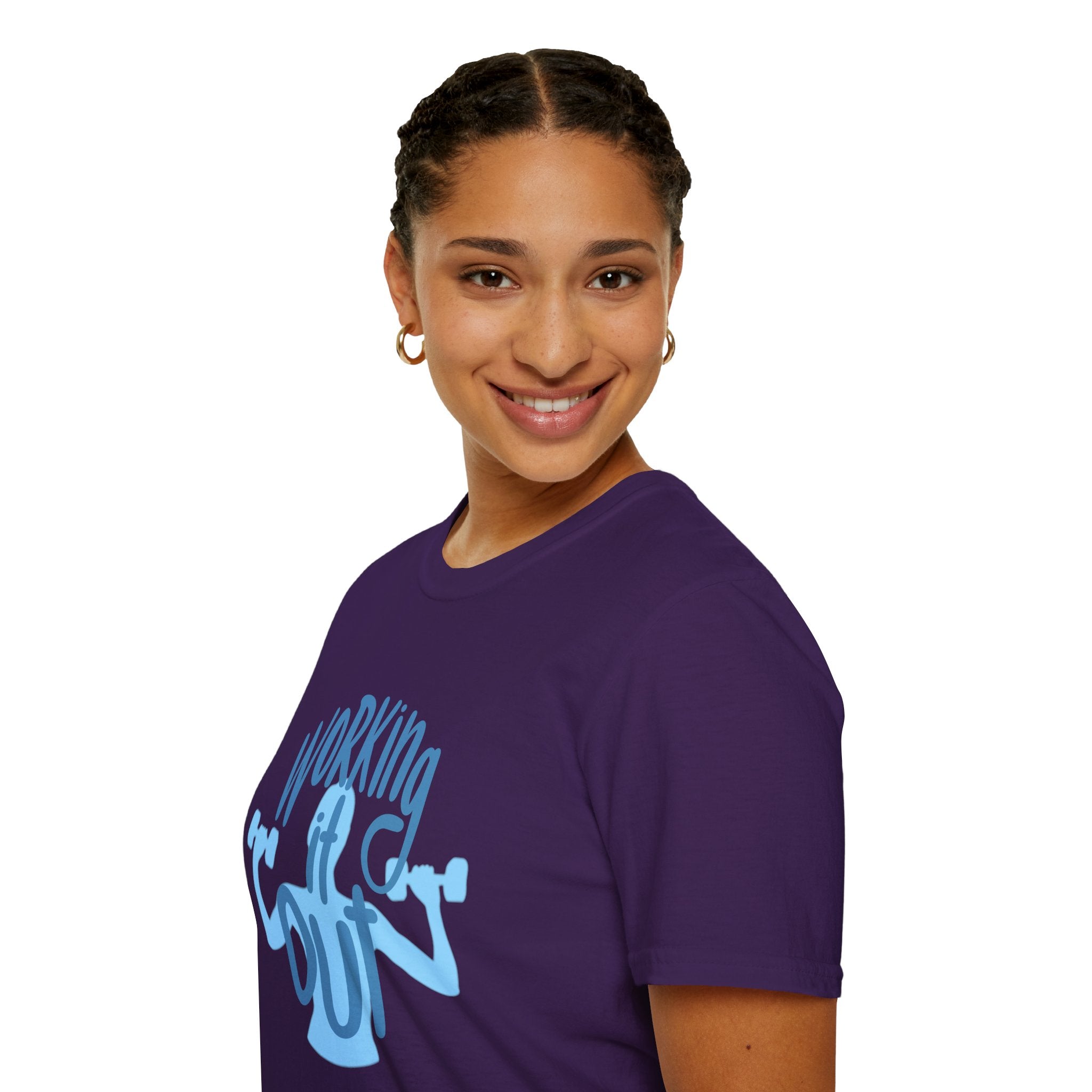 Motivational Workout T-Shirt - "Working Out" Design for Gym Enthusiasts
