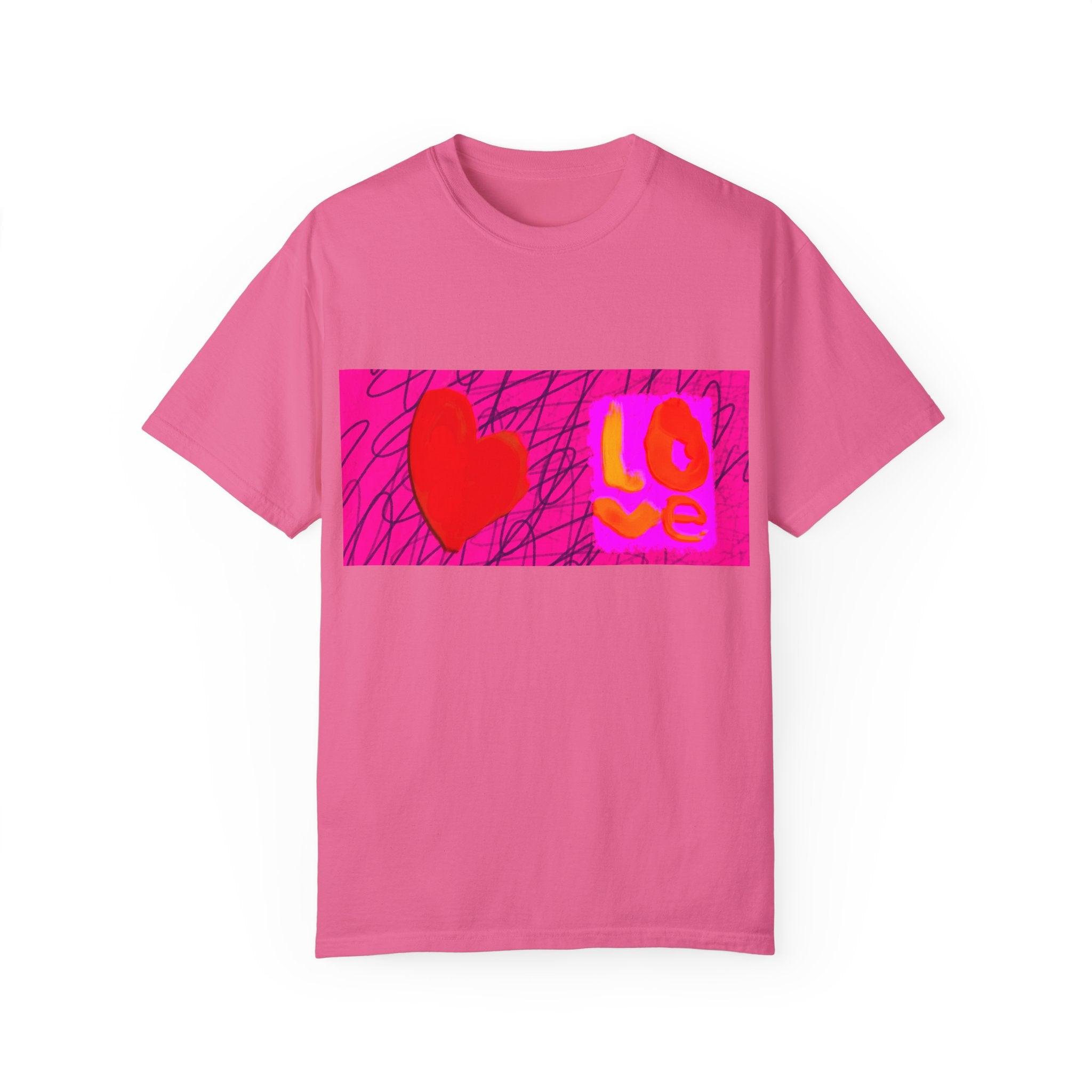 Love Vibes Unisex Garment-Dyed T-Shirt
