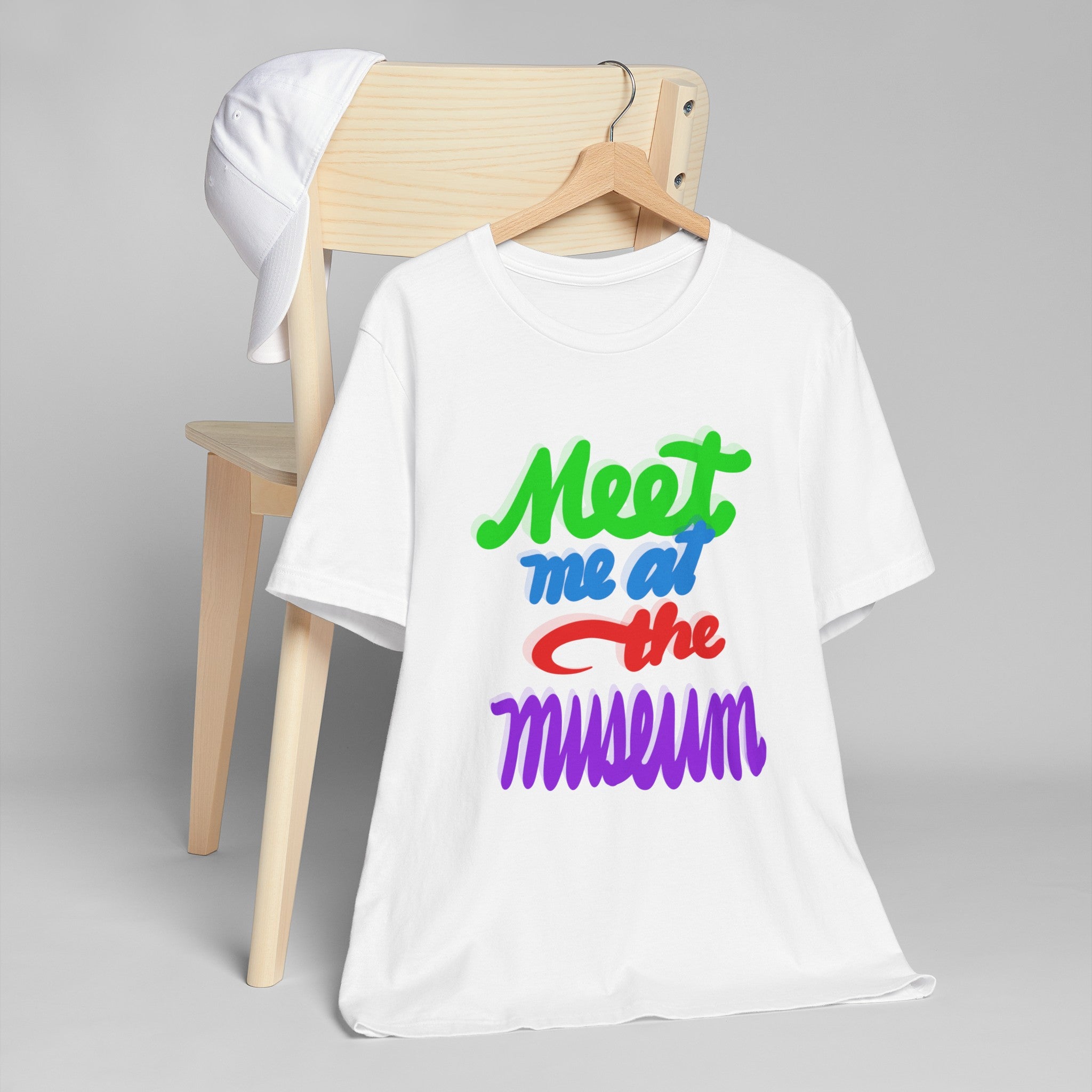 MEET ME AT THE MUSEUM Unisex Jersey Short Sleeve Tee