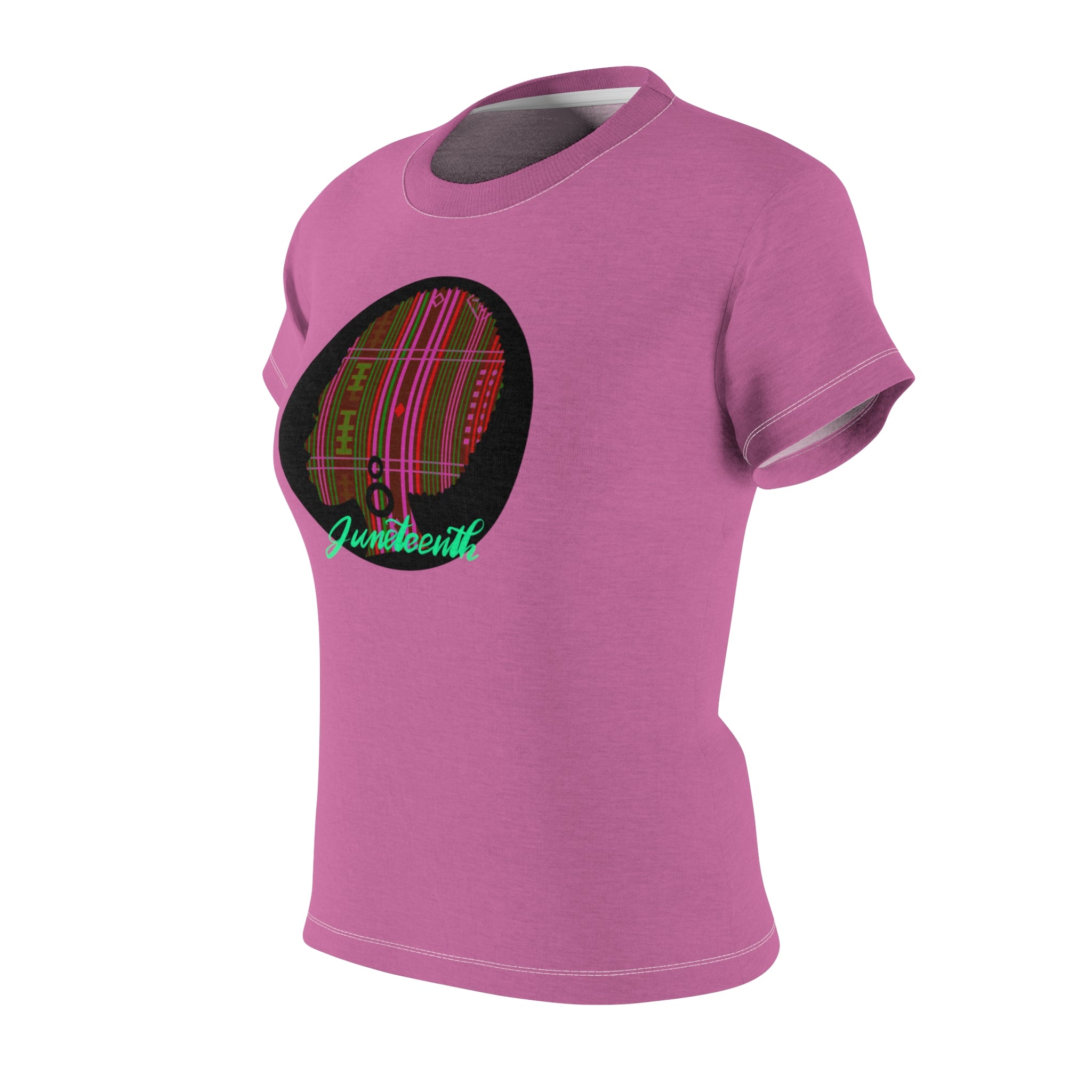 JUNETEENTH WOMAN Women's Cut & Sew Tee (AOP)
