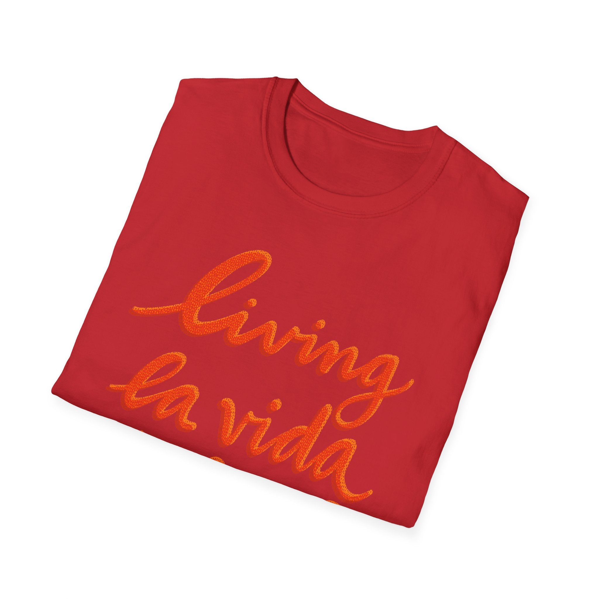 Living La Vida Yoga Unisex T-Shirt, Yoga Gift, Relaxed Fit Tee, Meditation Apparel, Fitness Wear, Gift for Yogis