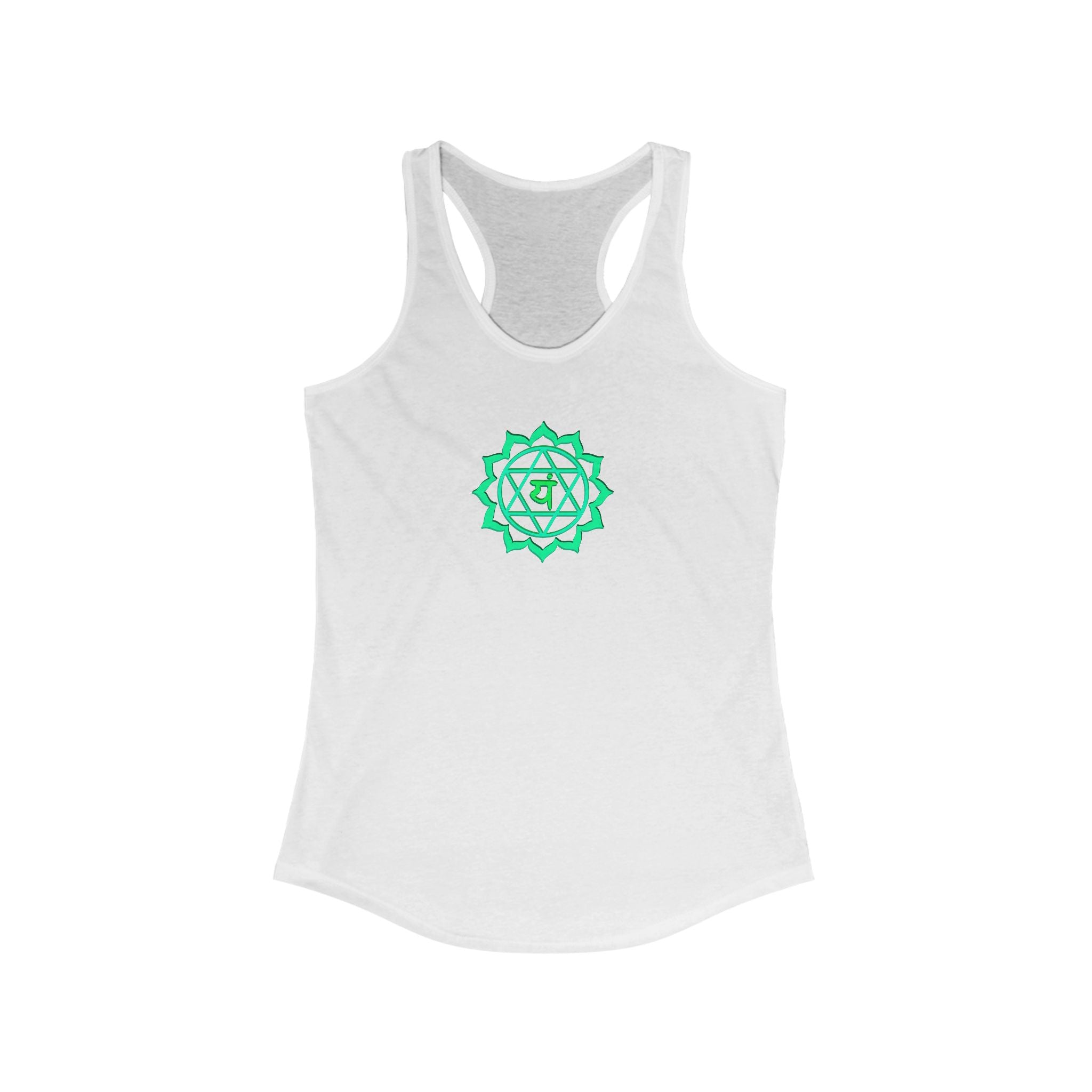 Anahata Chakra Design Women's Ideal Racerback Tank - Lightweight Yoga Top