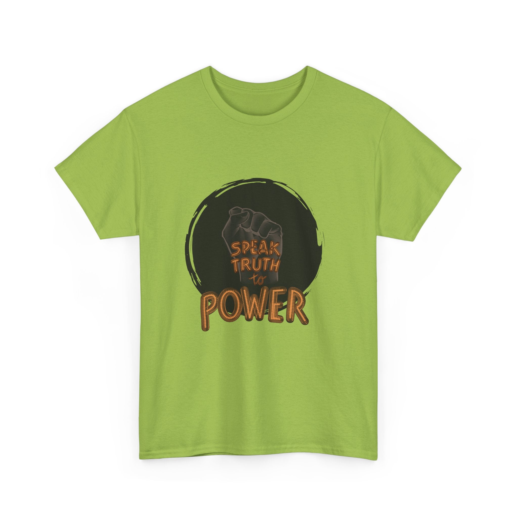 SPEAK TRUTH TO POWER Unisex Heavy Cotton Tee