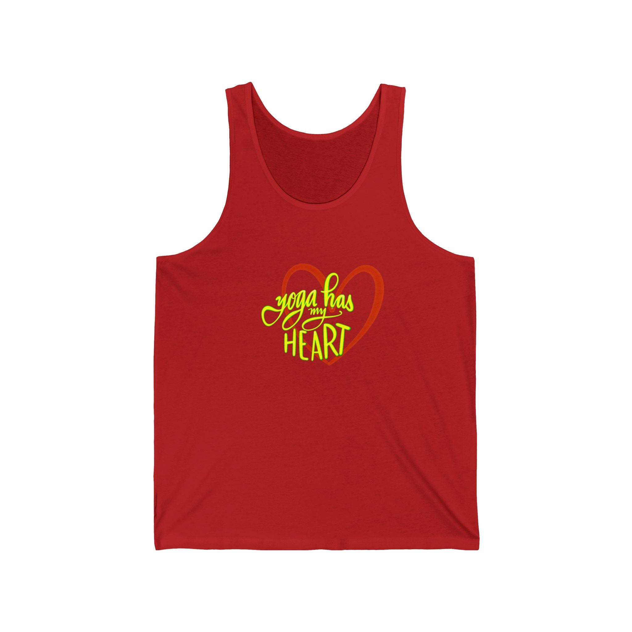 Yoga Has My Heart Jersey Tank