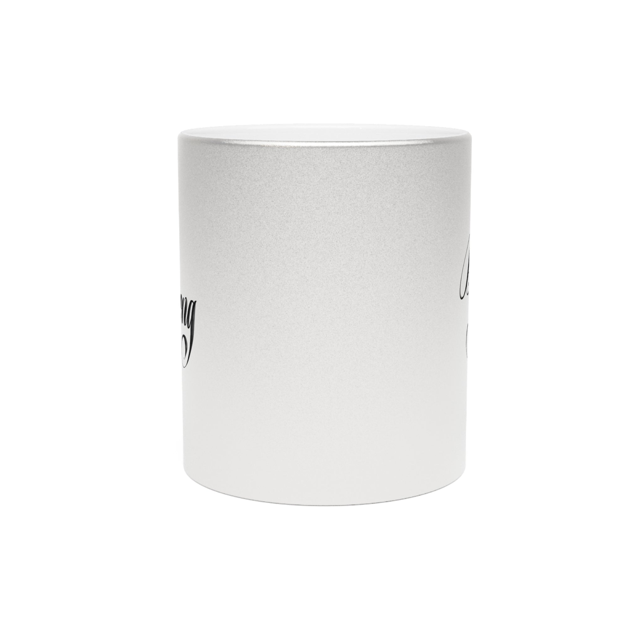 BE STRONG Metallic Mug (Choice of silver or gold)