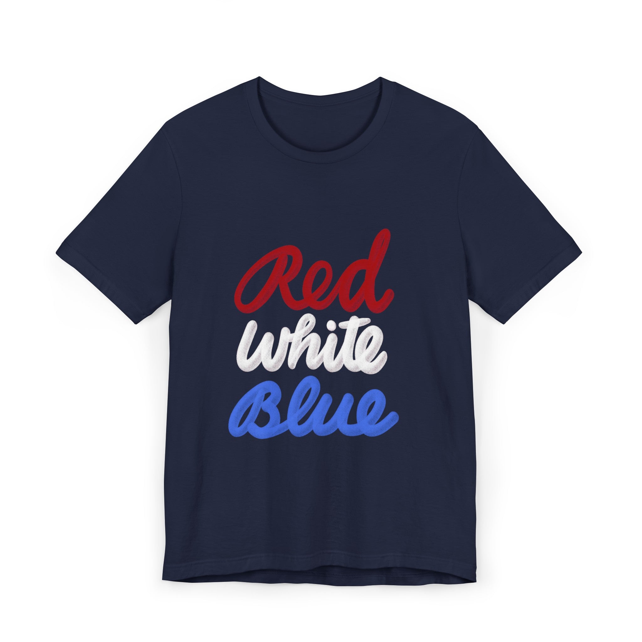 RED WHITE BLUE Unisex Jersey T-Shirt