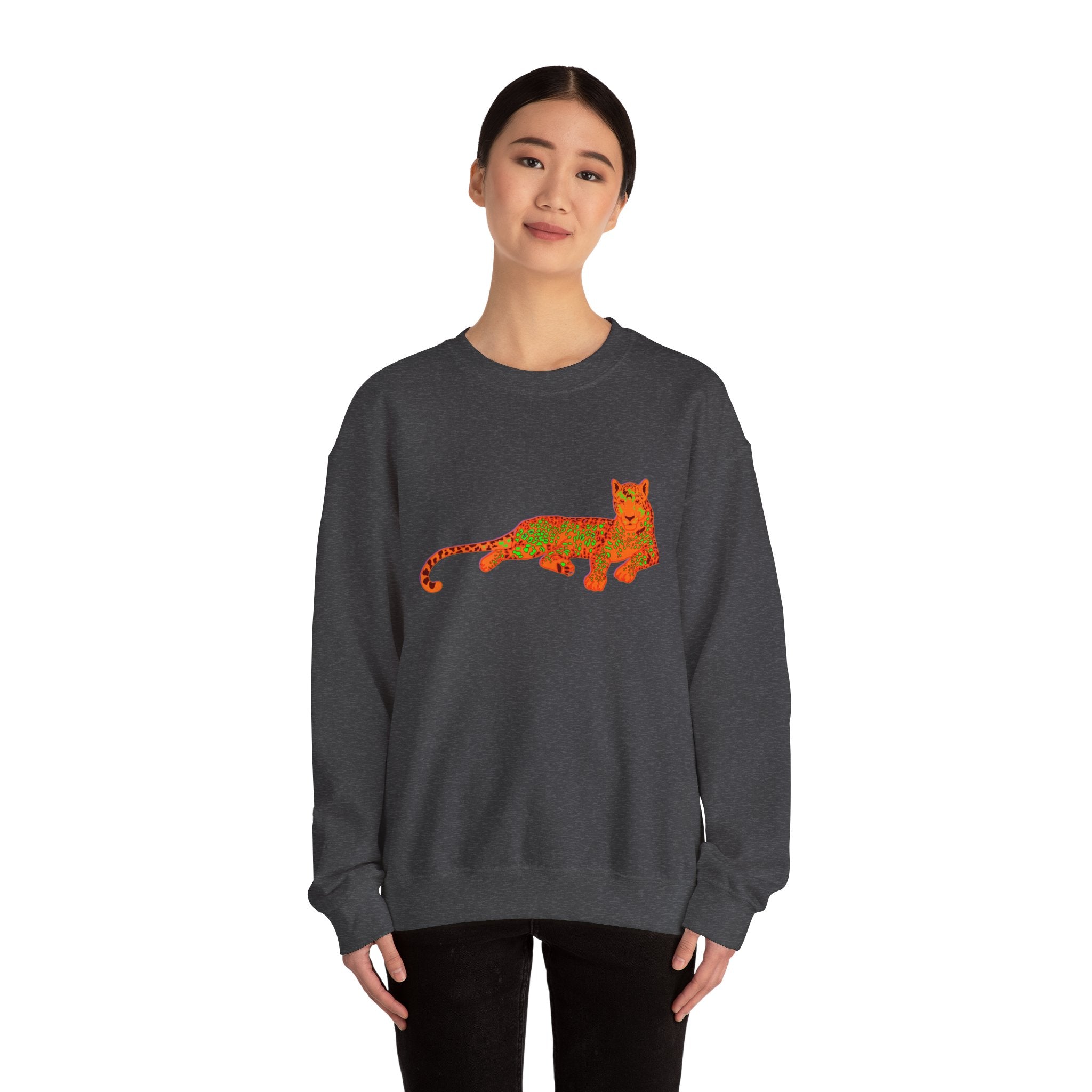 Colorful Leopard Crewneck Sweatshirt