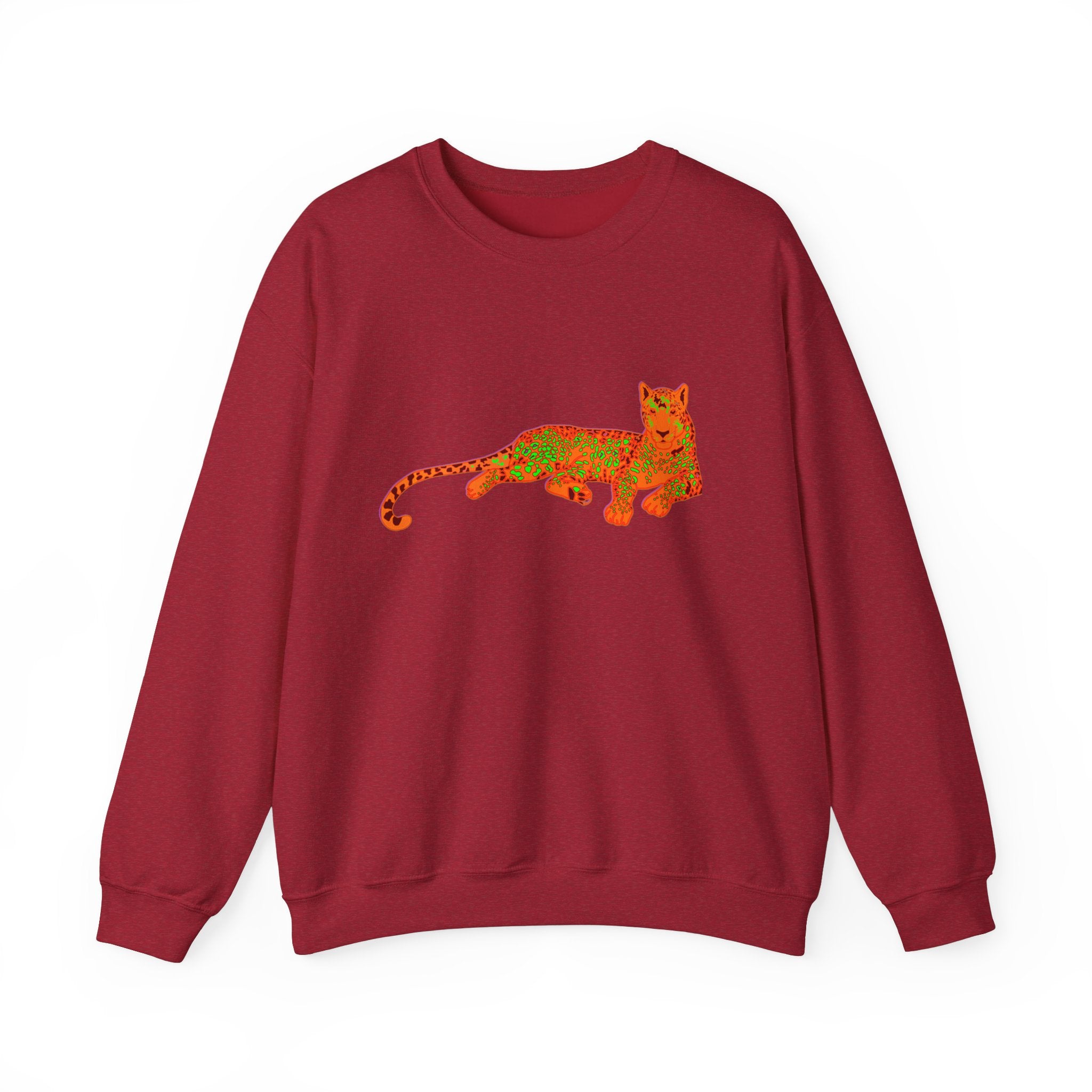 Colorful Leopard Crewneck Sweatshirt