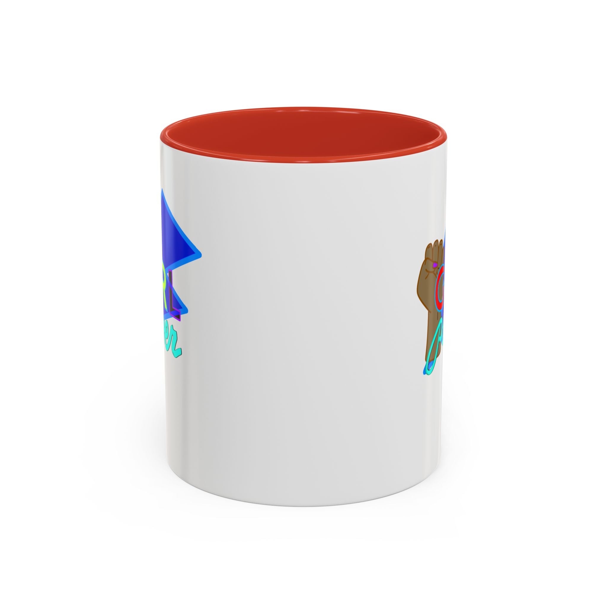 GIRL POWER Accent Coffee Mug (11 oz)