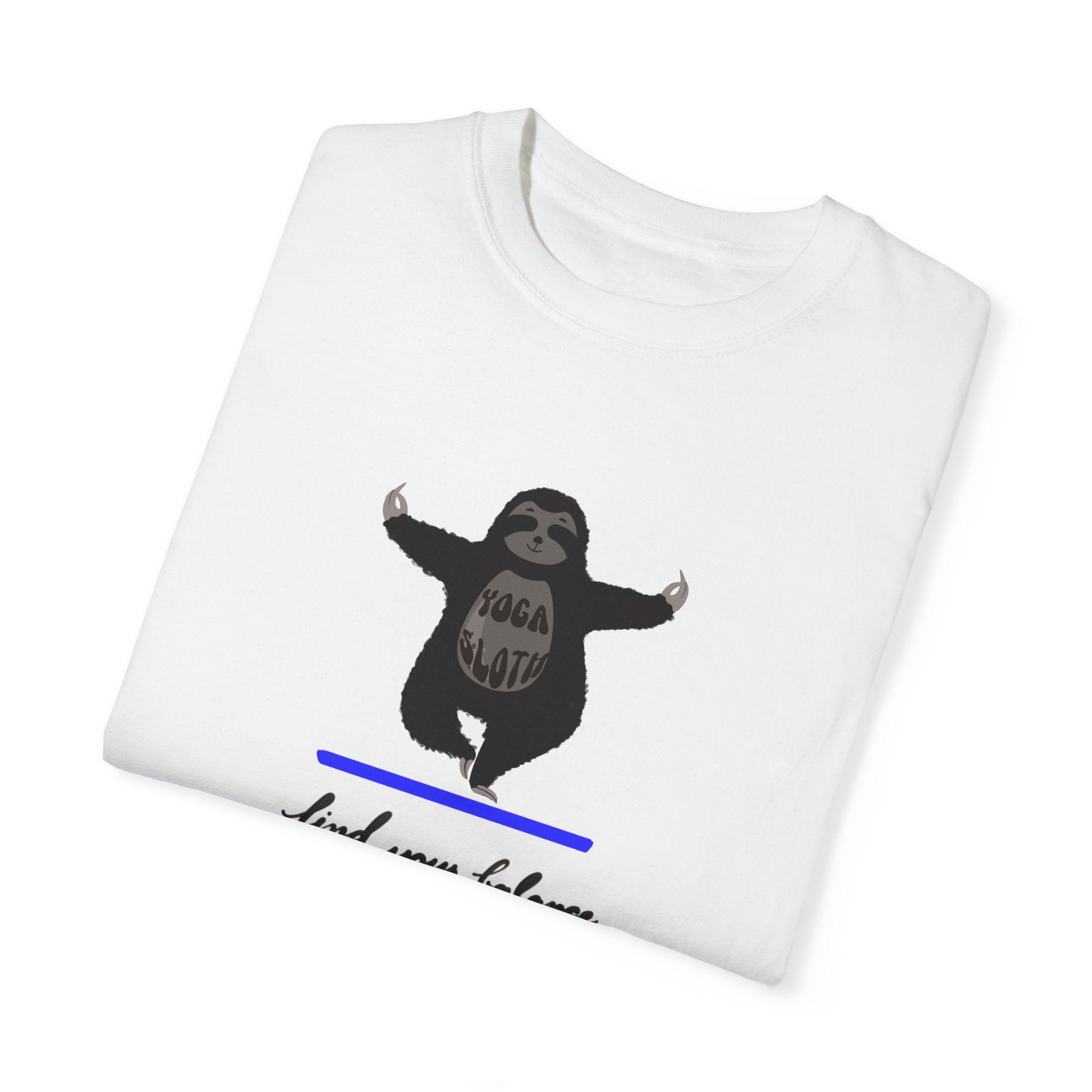 YOGA SLOTH Unisex Garment-Dyed T-shirt
