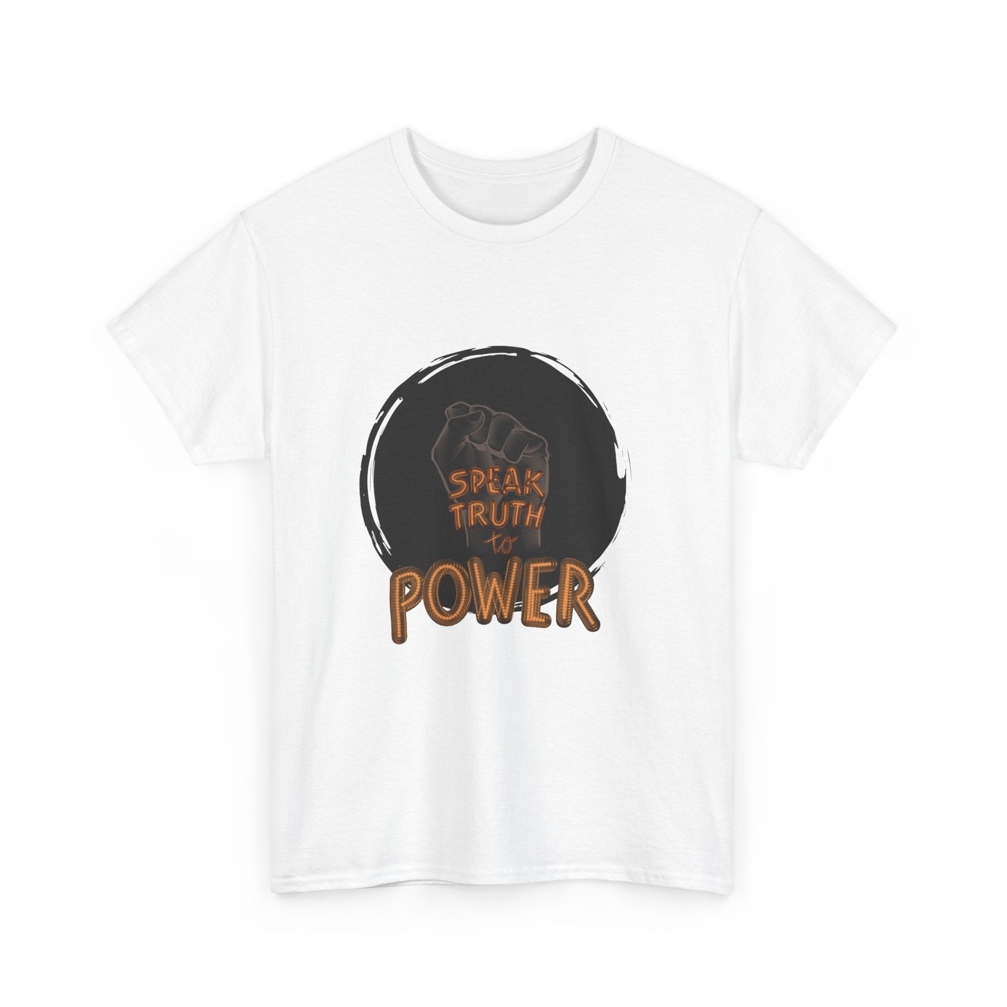 SPEAK TRUTH TO POWER Unisex Heavy Cotton Tee