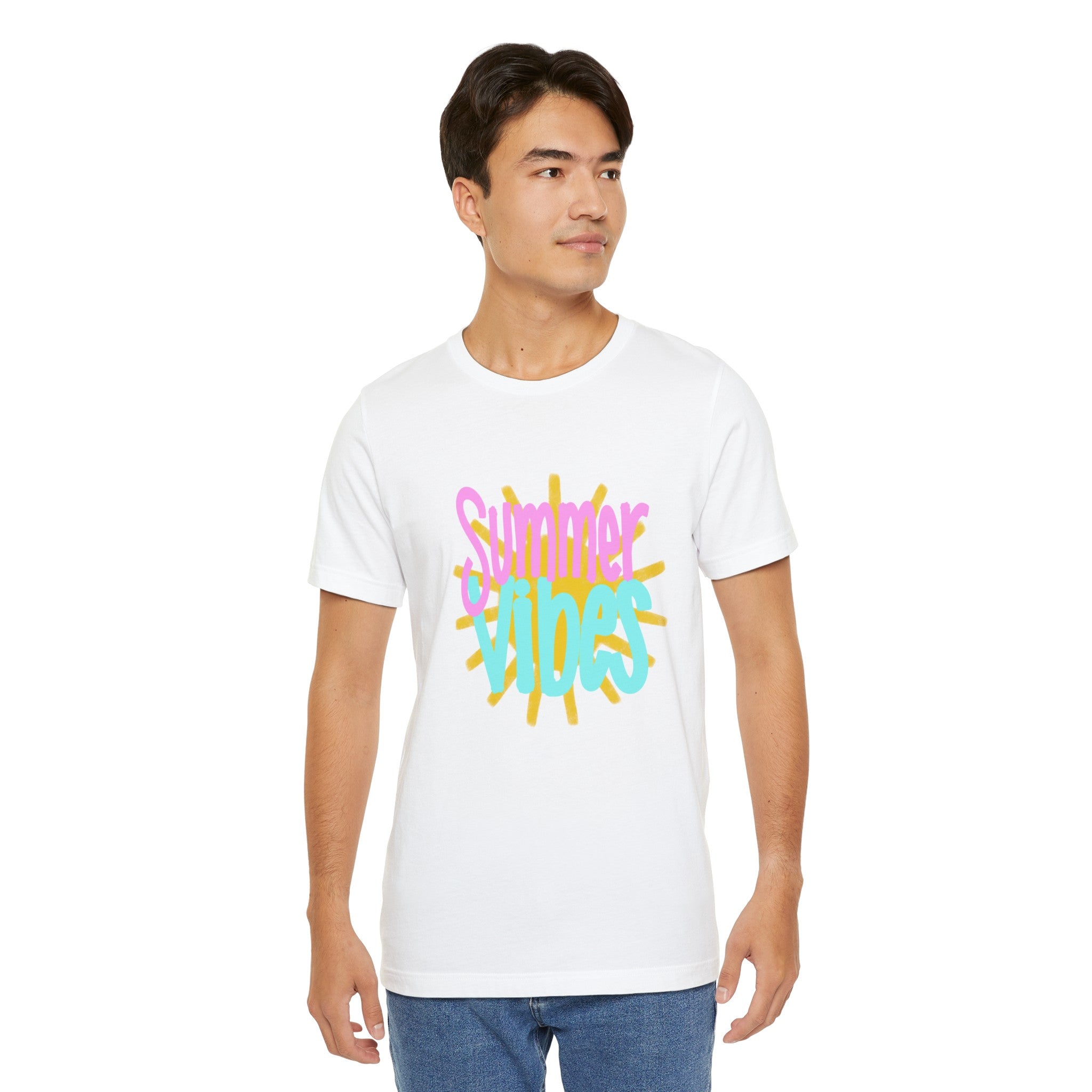 SUMMER VIBES Unisex Jersey Short Sleeve Tee