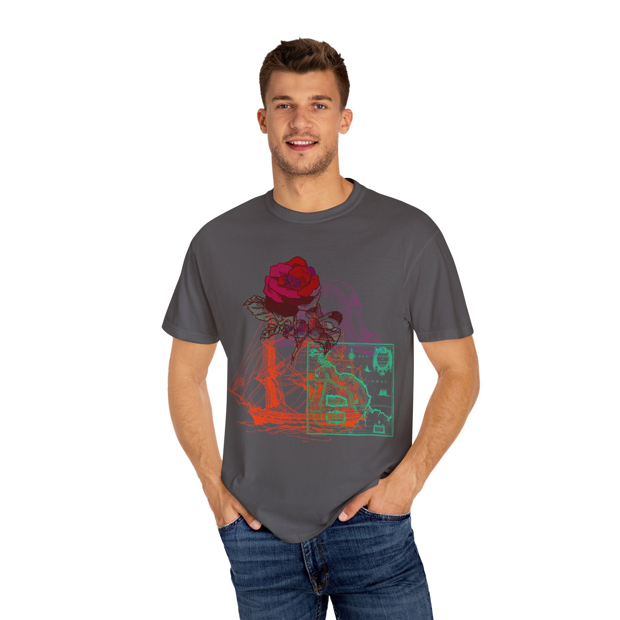 JOYFUL JOURNEY Unisex Garment-Dyed T-shirt