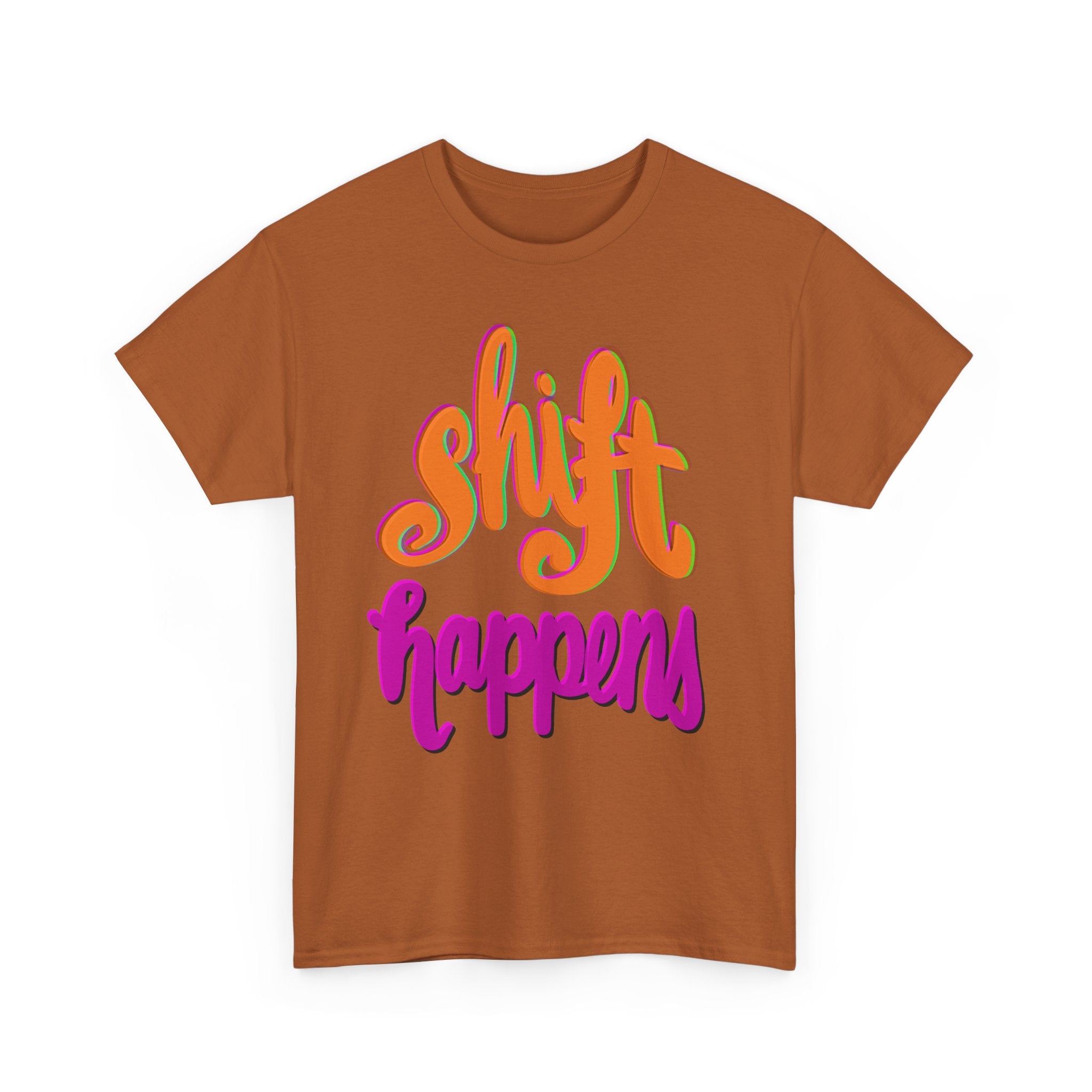 SHIFT HAPPENS Unisex Heavy Cotton Tee