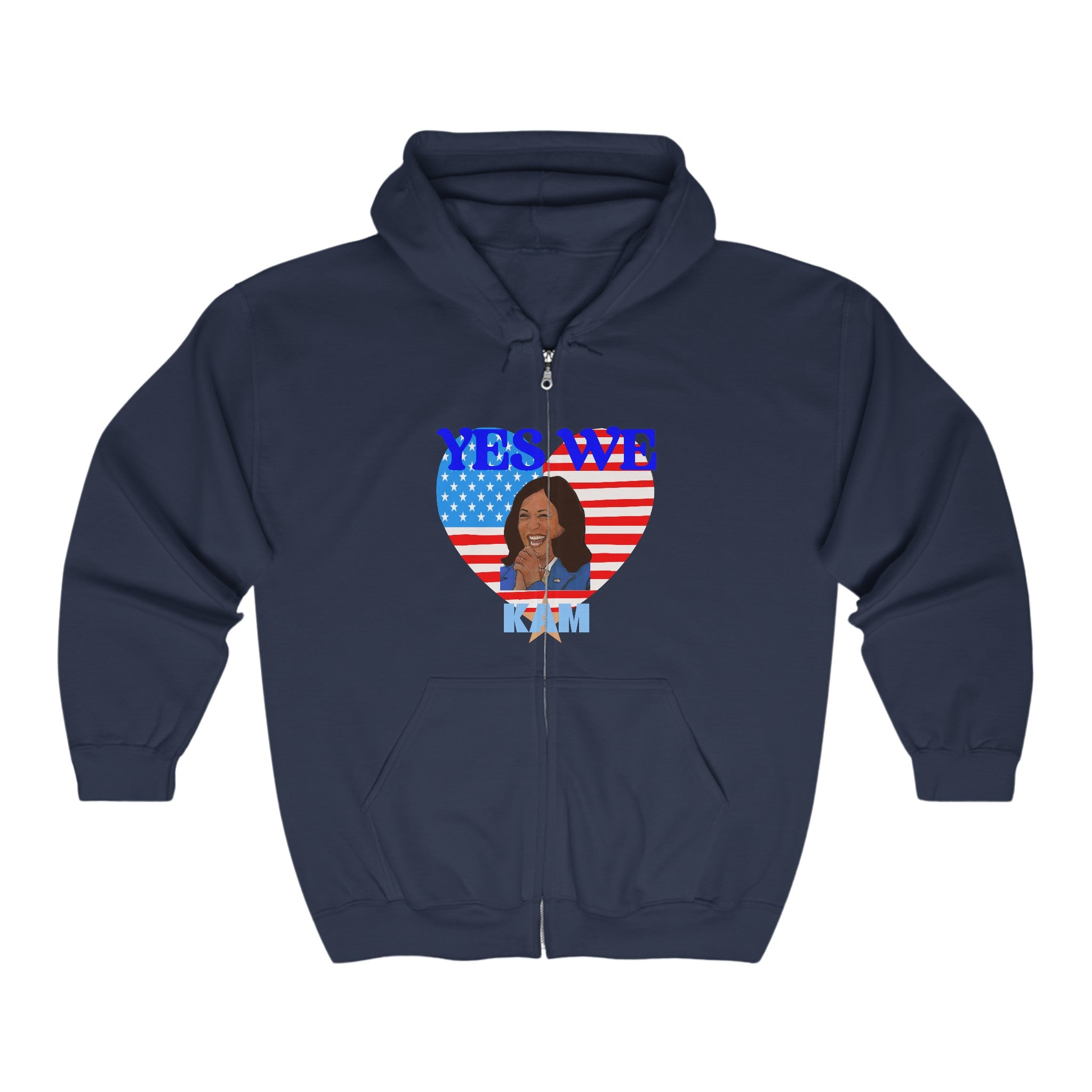 YES WE KAM Full Zip Hooded Sweatshirt