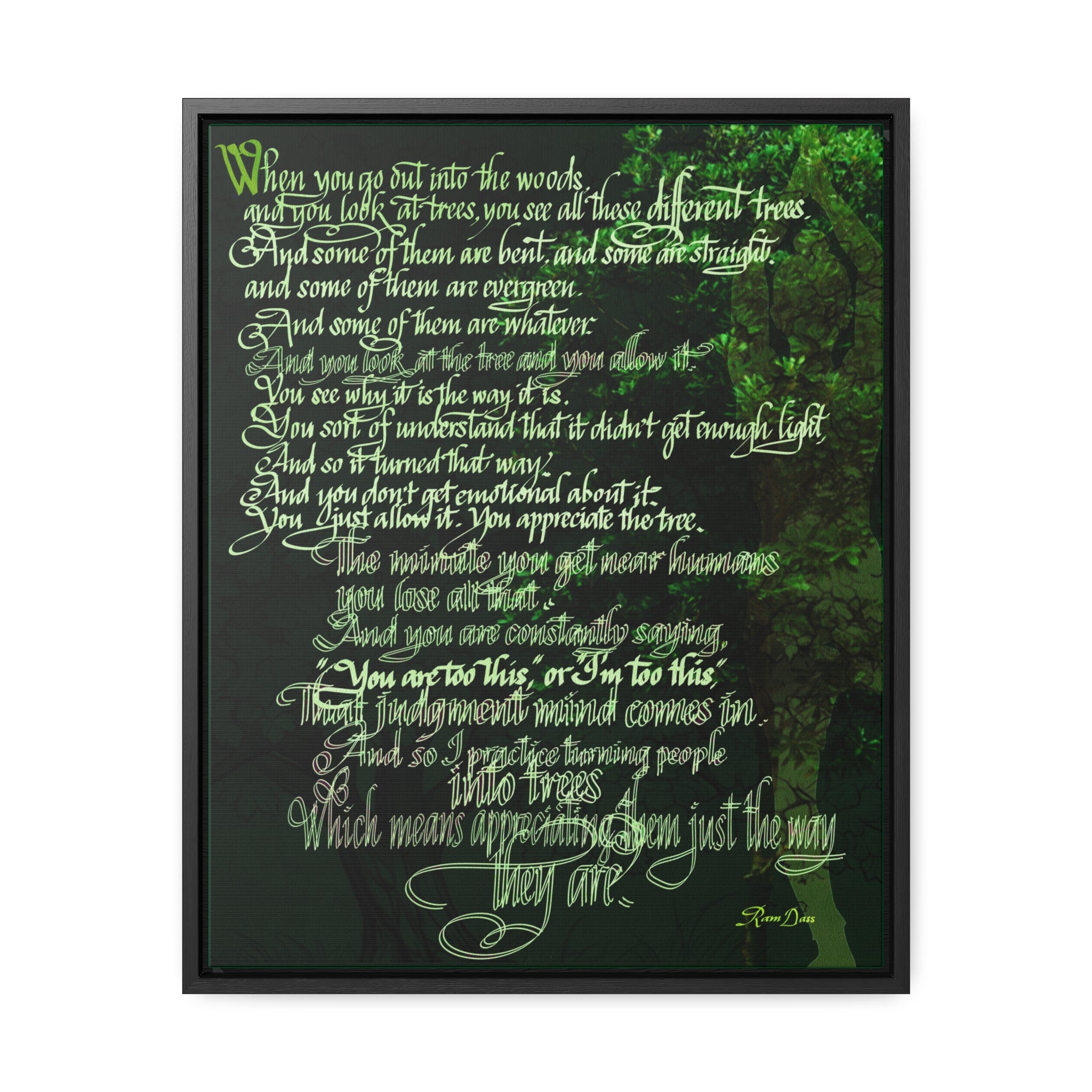 HAND-DRAWN CALLIGRAPHY: TREES