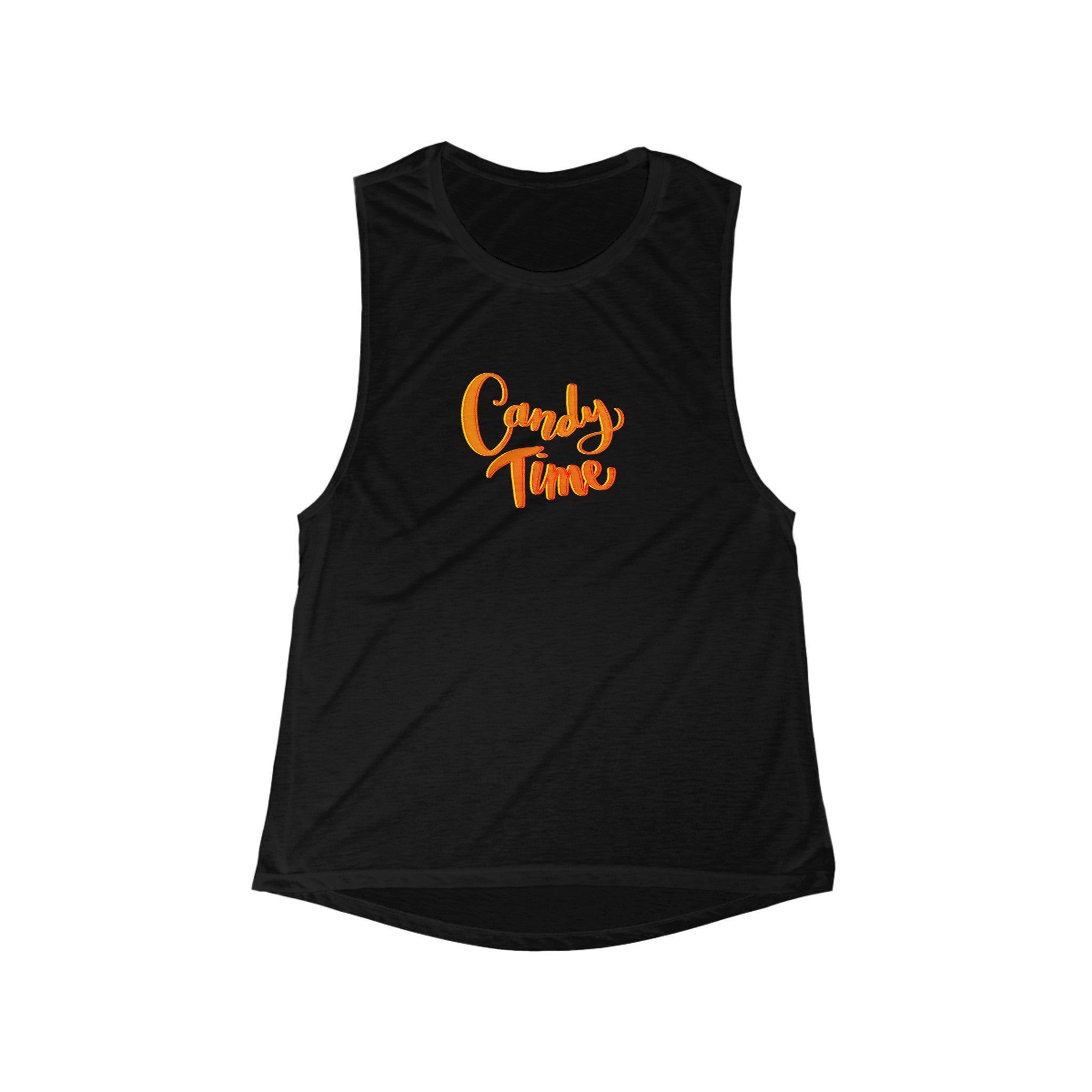 CANDY TIME Women's Flowy Scoop Muscle Tank