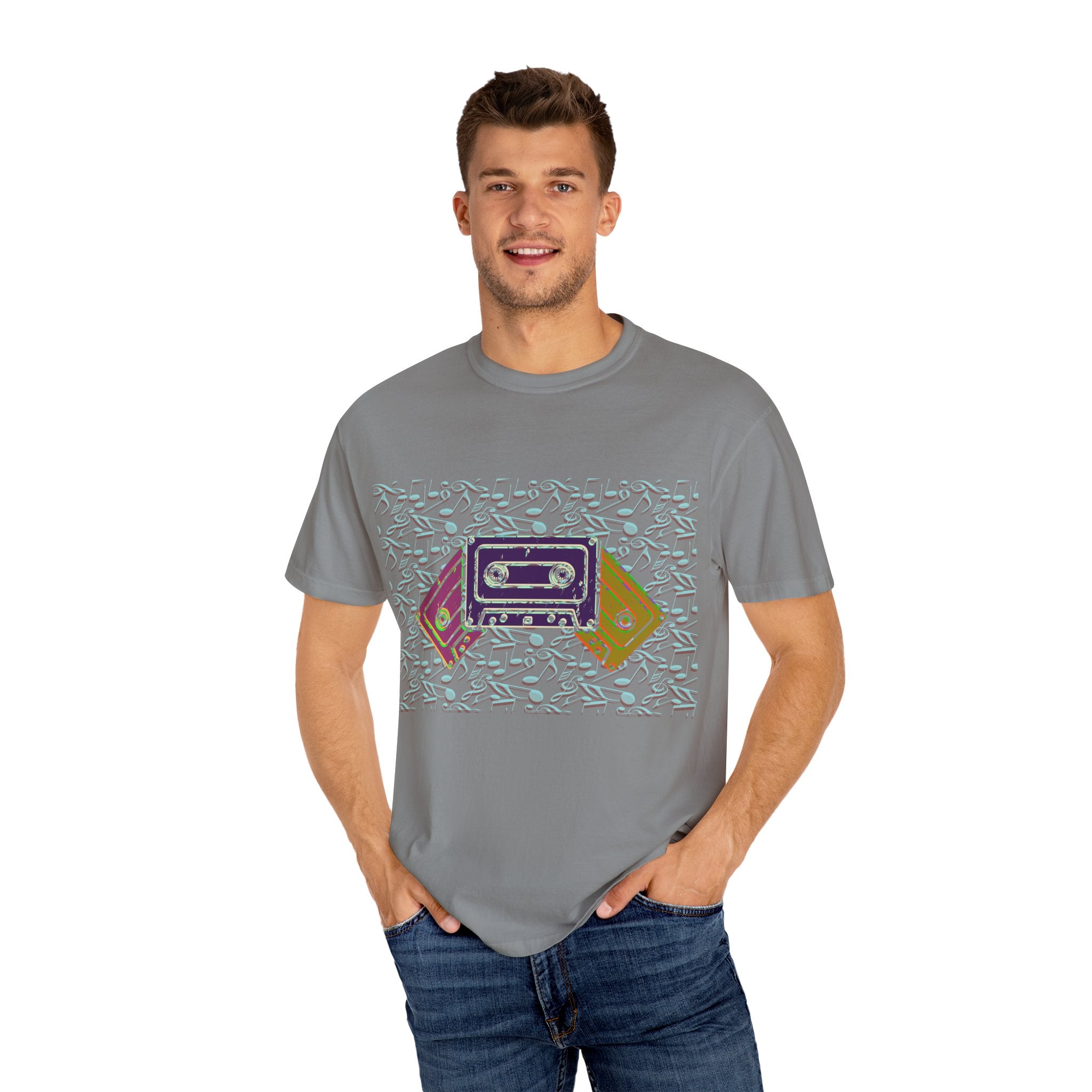 Cassette Tapes Garment-Dyed T-shirt