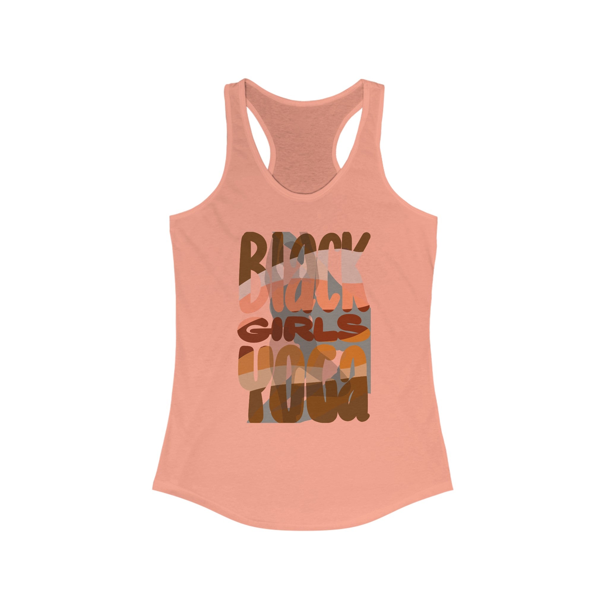 BLACK GIRLS YOGA Women's Ideal Racerback Tank