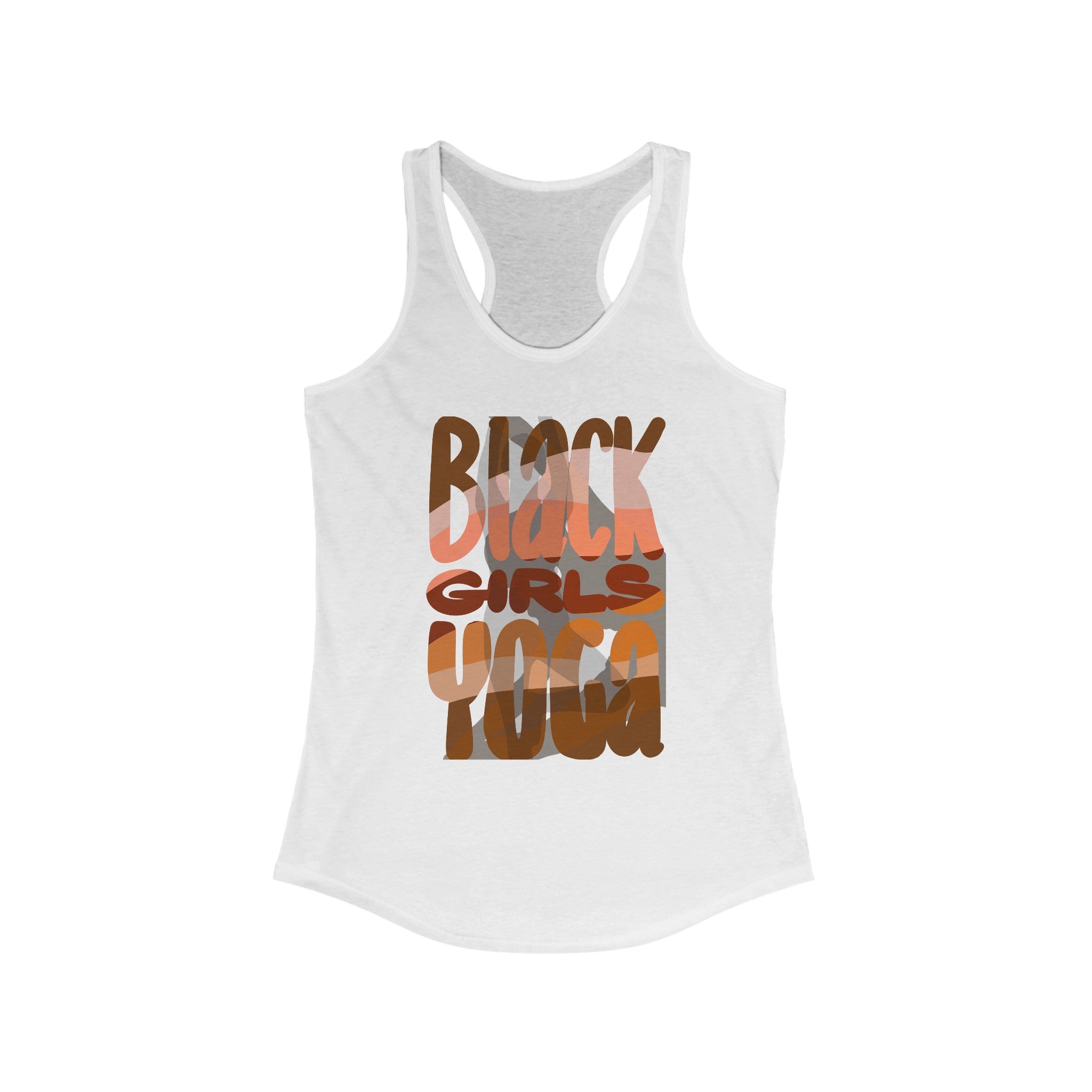 BLACK GIRLS YOGA Women's Ideal Racerback Tank